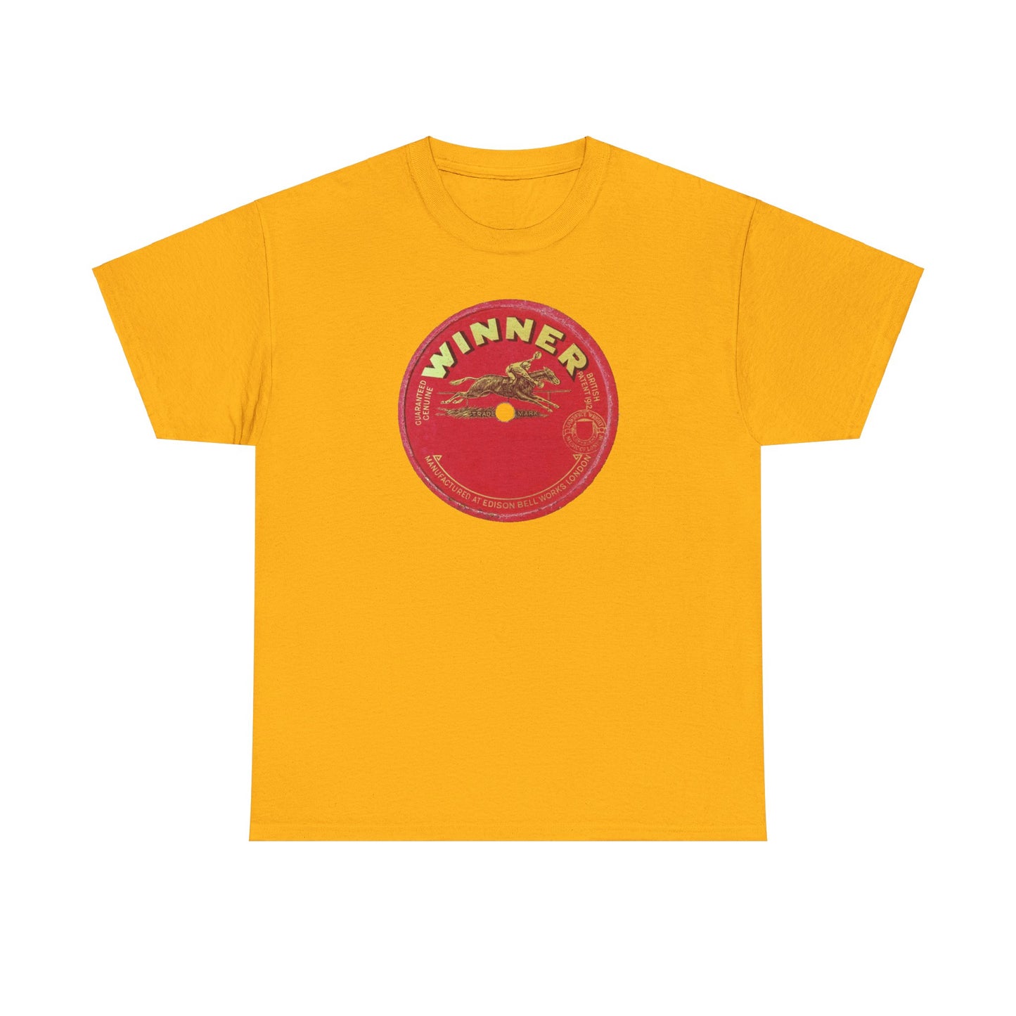 Vintage Retro 78rpm Label Tee #11: Winner Records