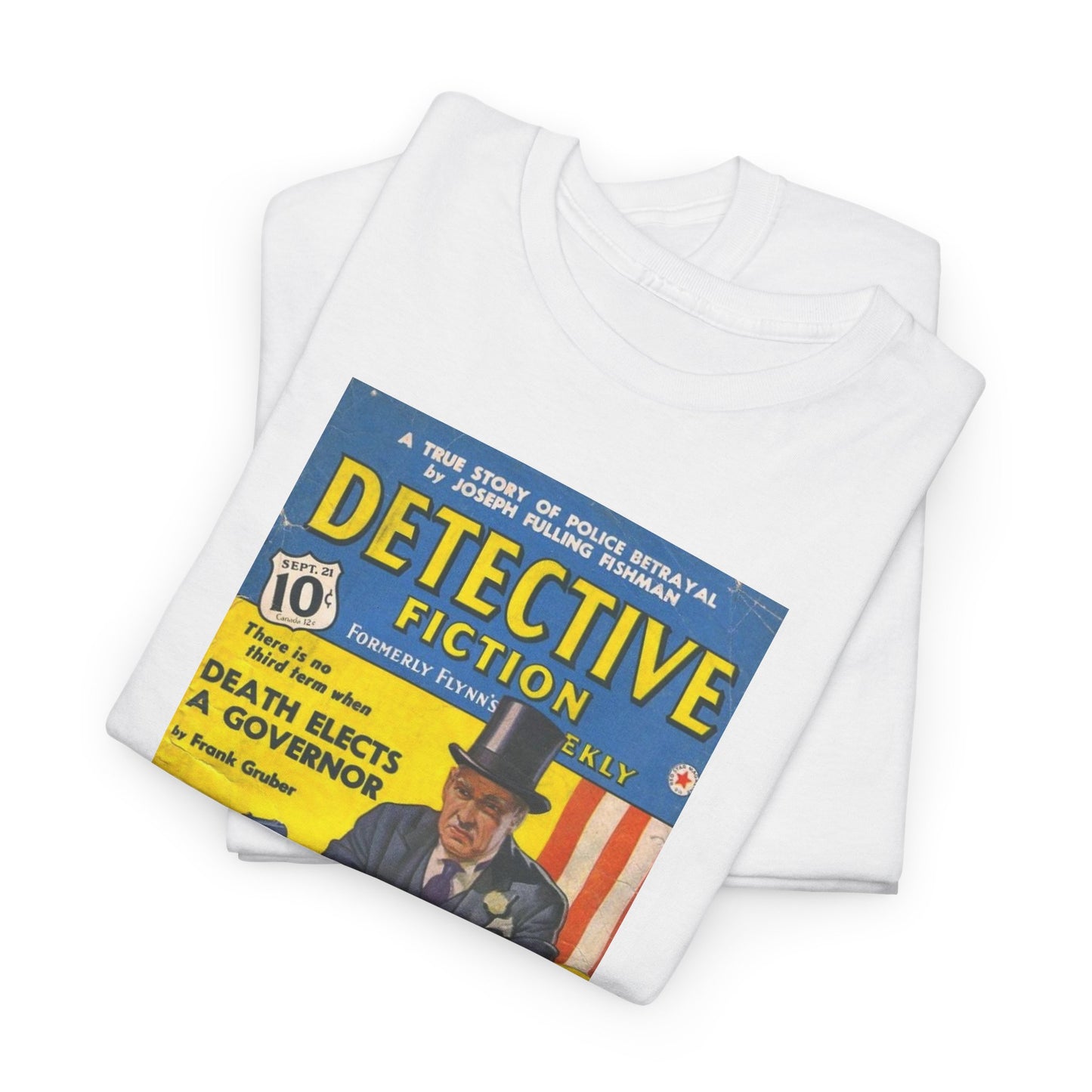 Pulp Cover Tee #449: Detective Fiction