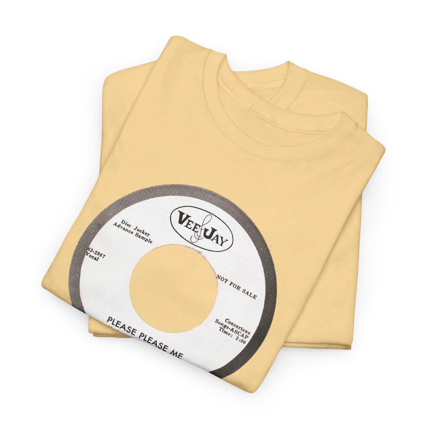 45rpm Tee #09: The Beattles Please Please Me Promo Label