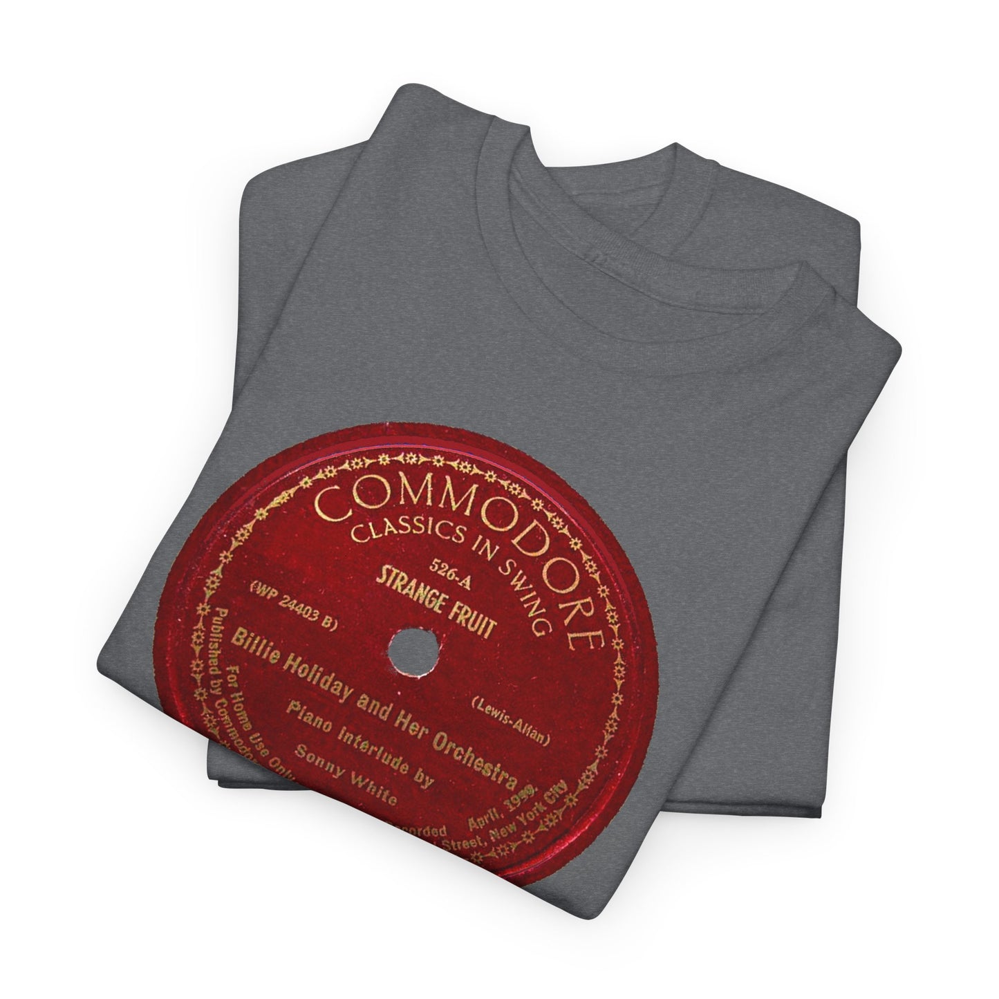 78rpm Tee #103: Billie Holiday - Strange Fruit