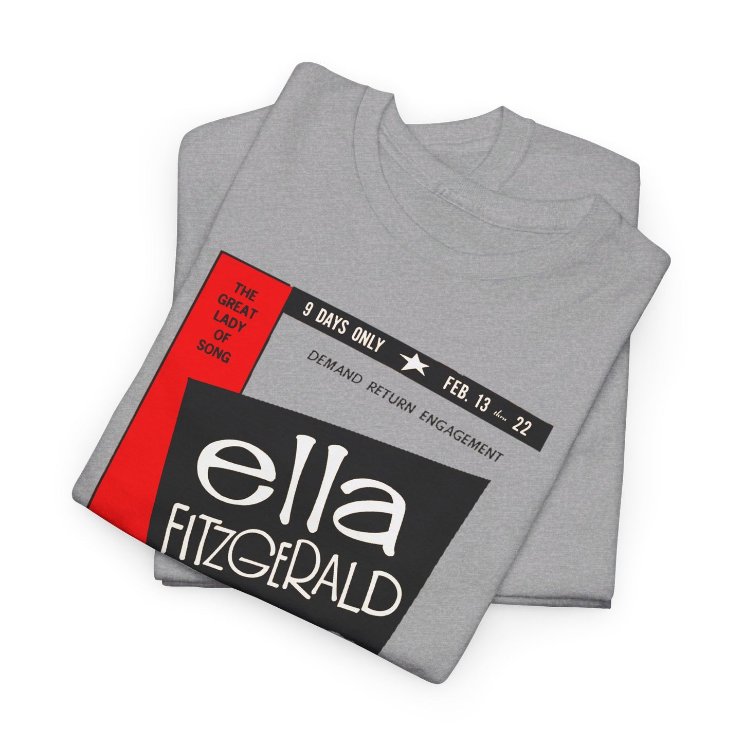 Concert Poster Tee #116: Ella Fitzgerald