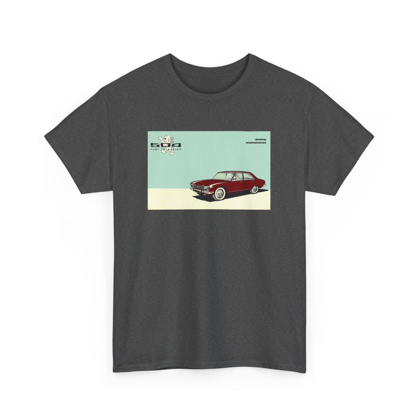 Retro Car Culture Tee #055: Peugeot 504