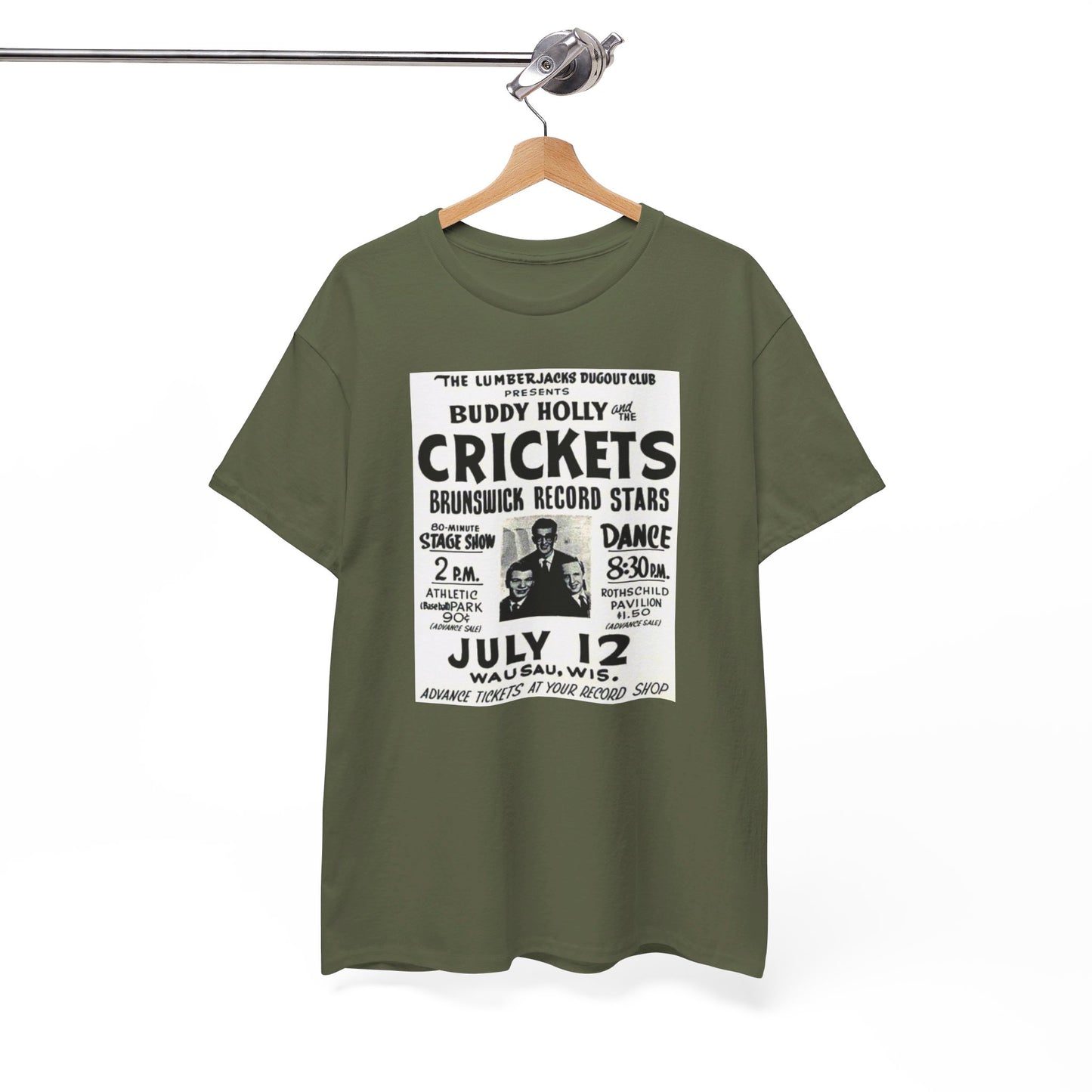 Concert Poster Tee #149: Buddy Holly & the Crickets