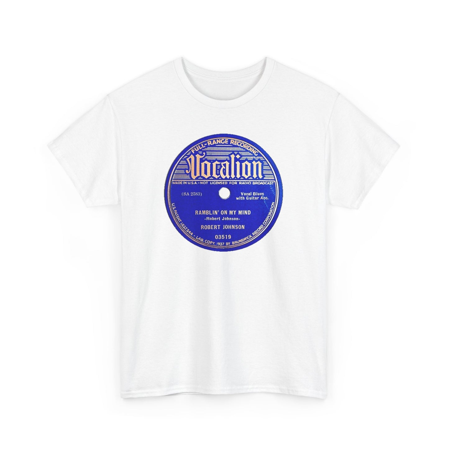 78rpm Tee #99: Robert Johnson Ramblin' On My Mind