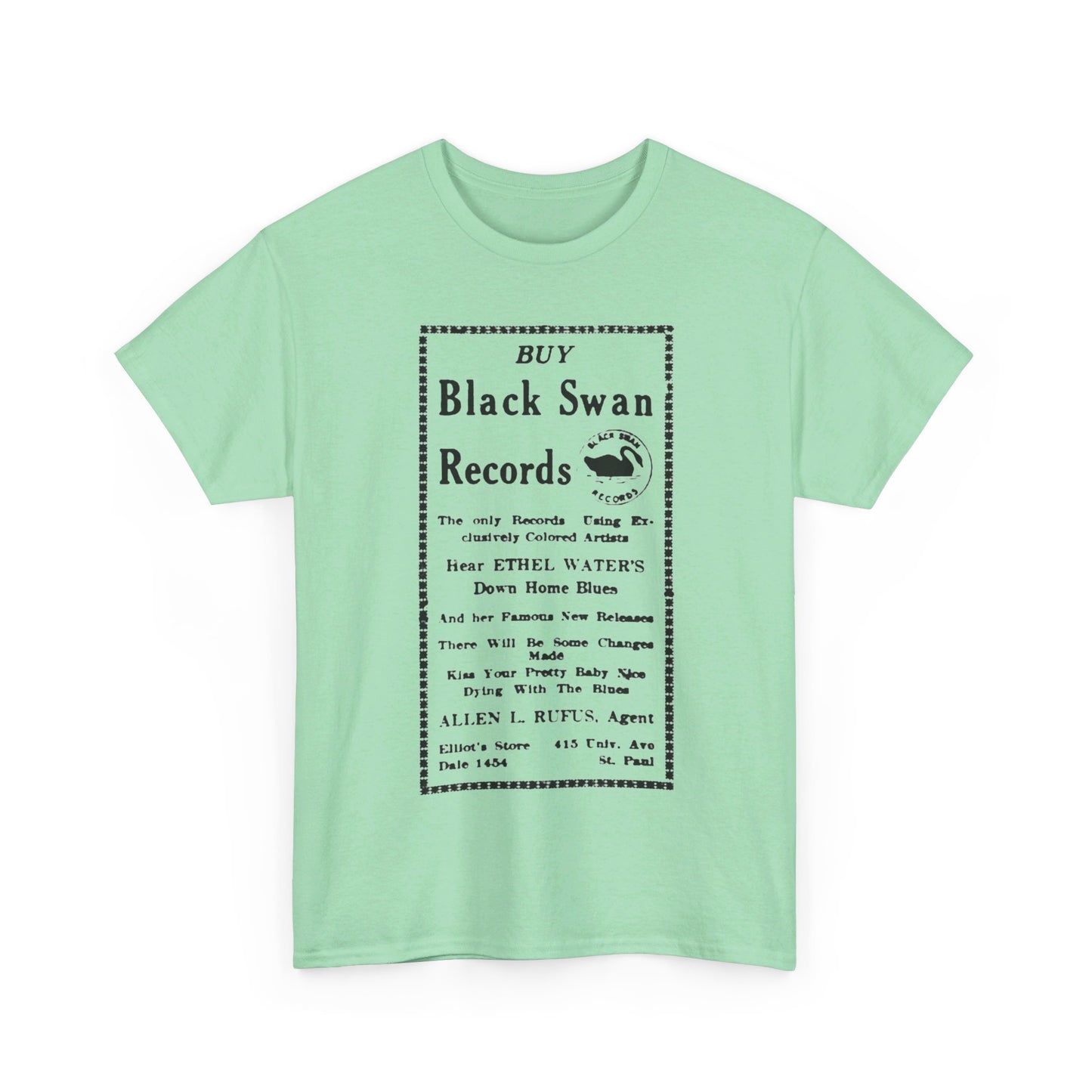 Record Store Tee #134: Elliot's Store Black Swan Record Dealer