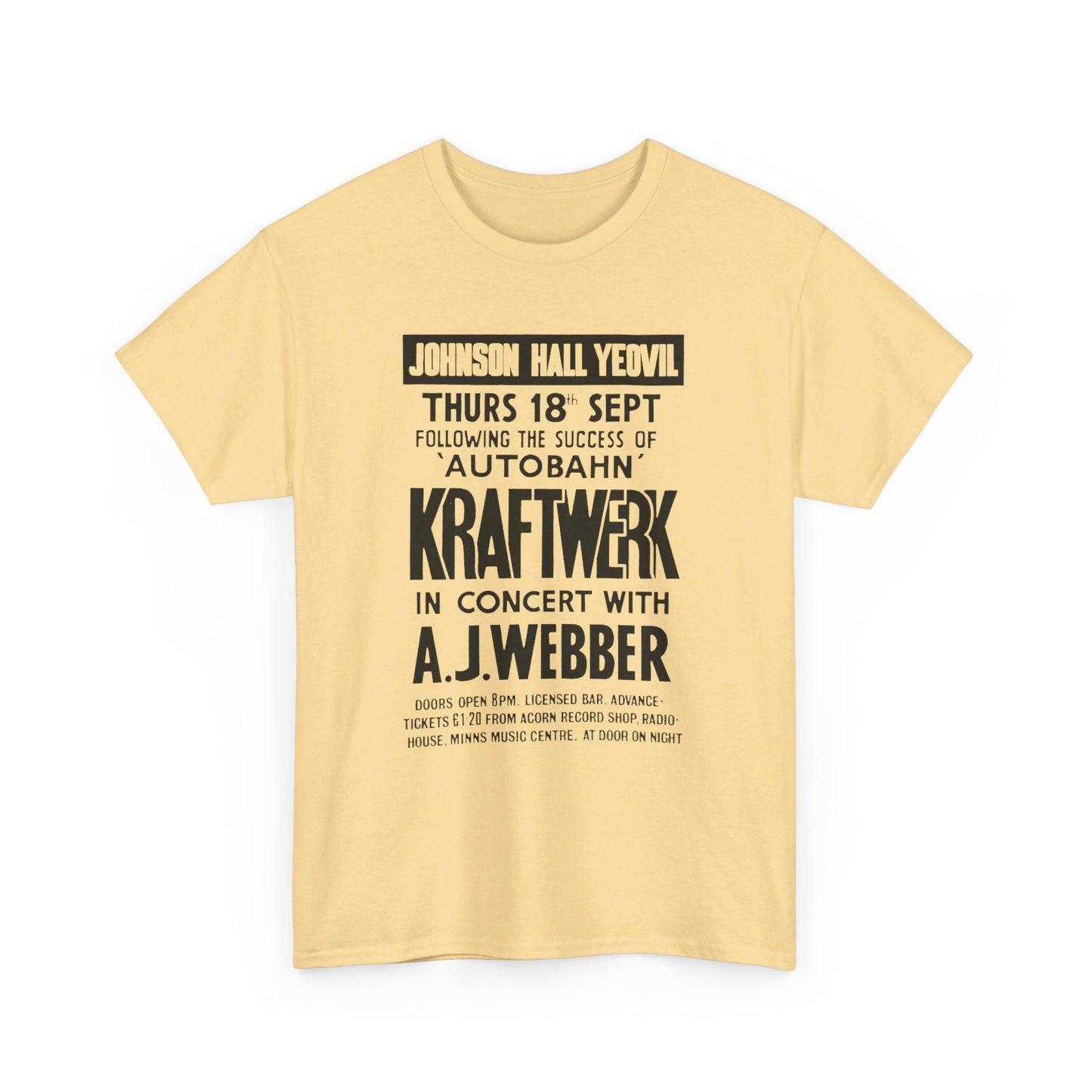 Concert Poster Tee #013: Kraftwerk