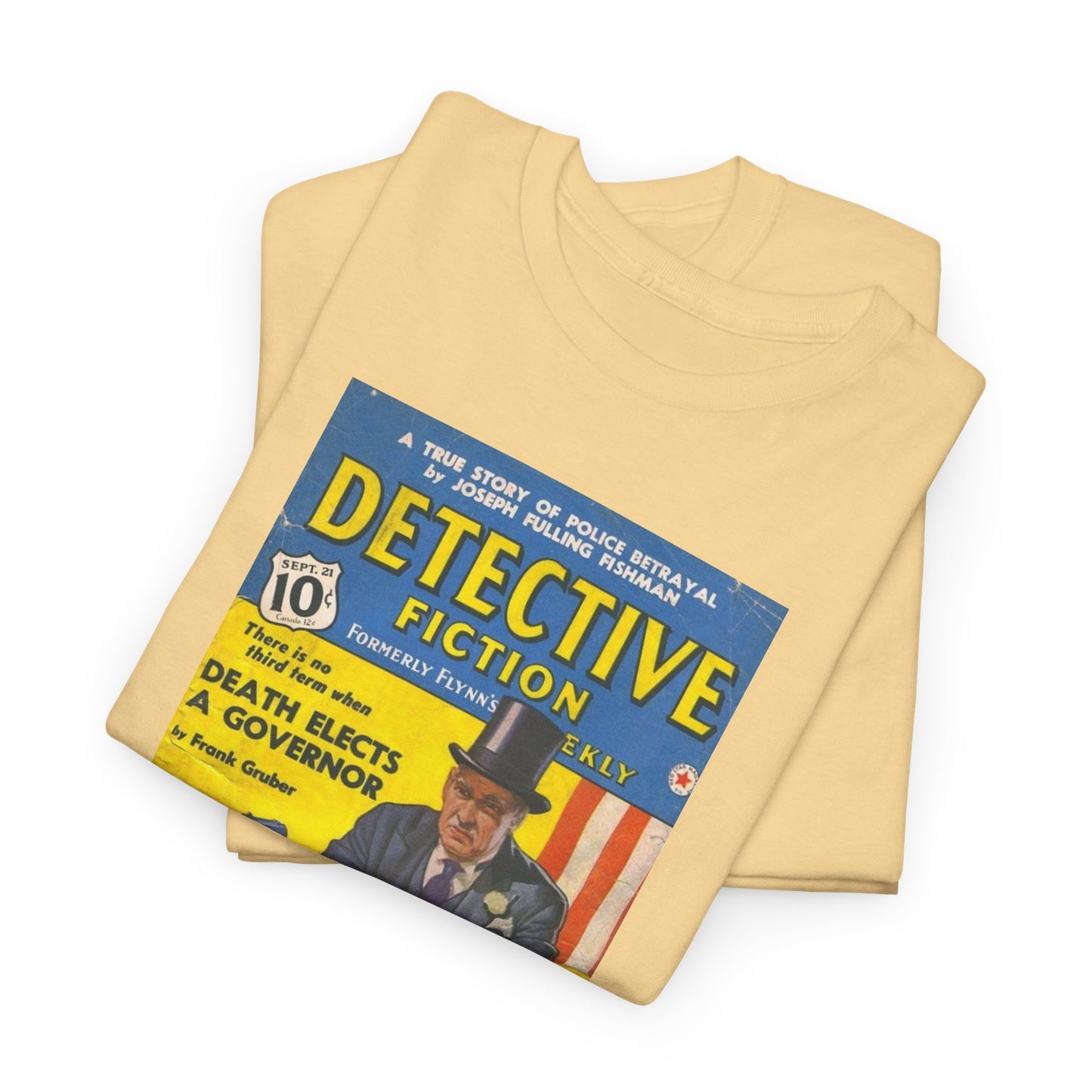 Pulp Cover Tee #449: Detective Fiction