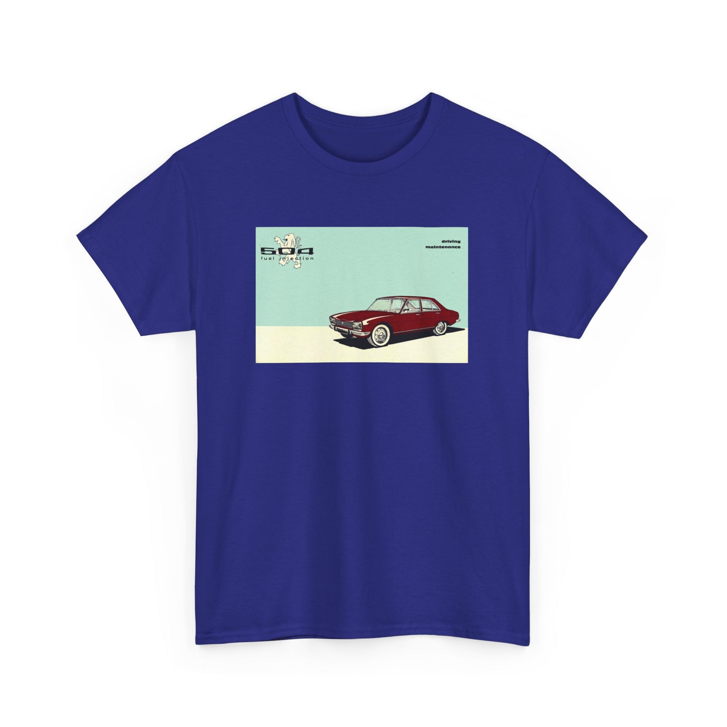 Retro Car Culture Tee #055: Peugeot 504