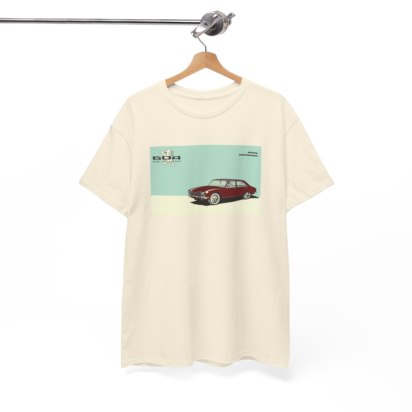 Retro Car Culture Tee #055: Peugeot 504