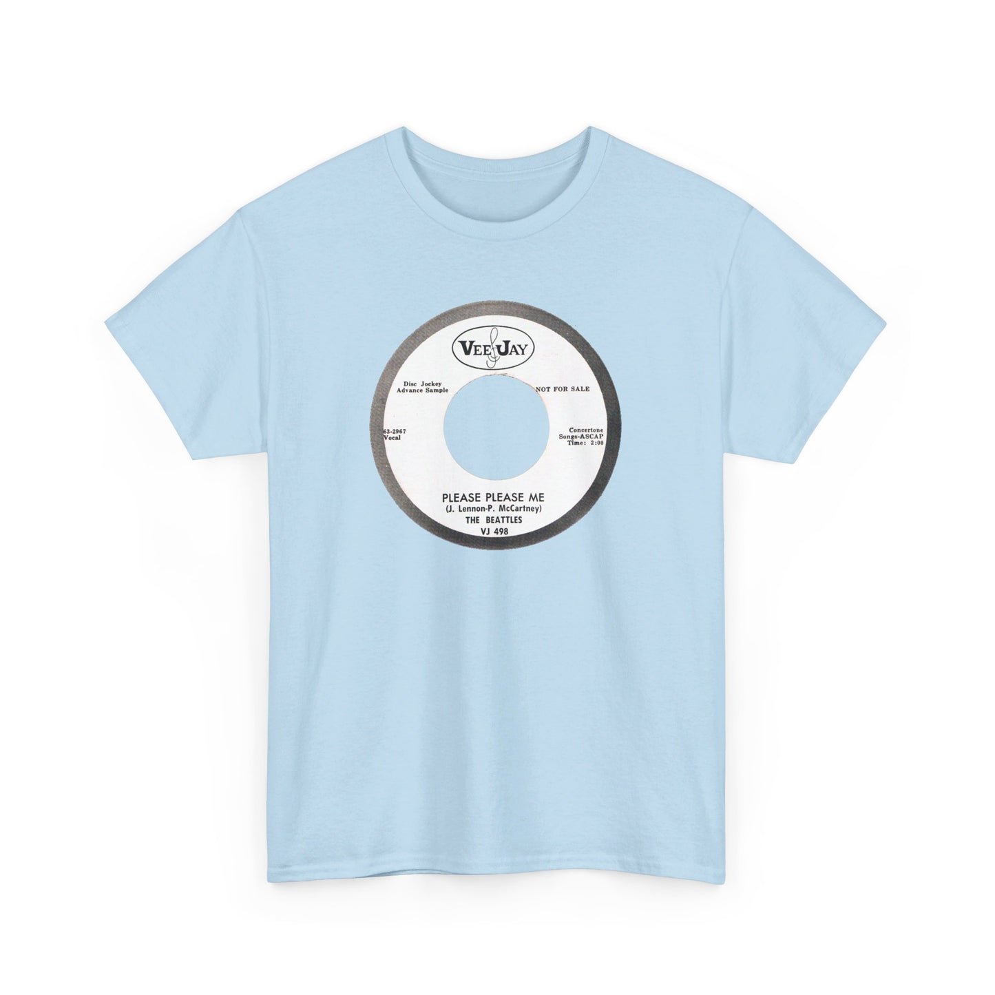 45rpm Tee #09: The Beattles Please Please Me Promo Label