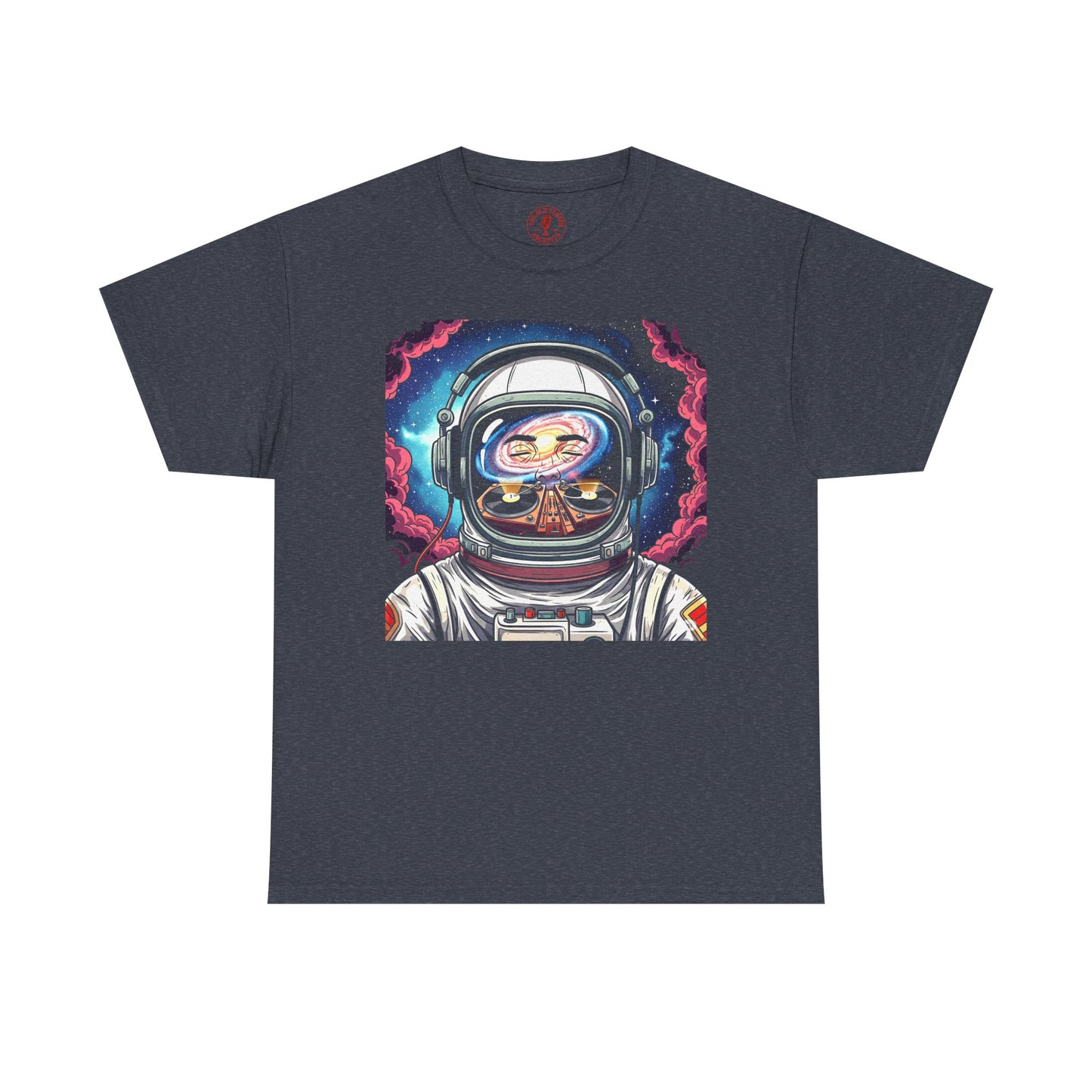 DJ Spaceman Tee, Unisex Heavy Cotton T-Shirt, Casual Statement Wear