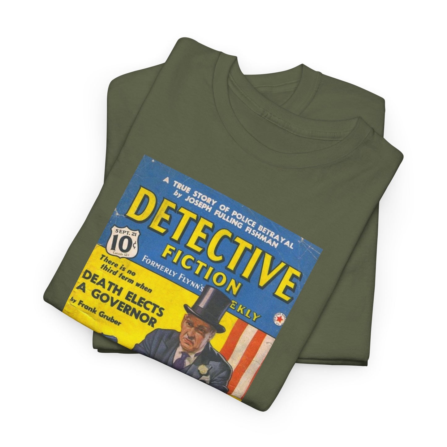 Pulp Cover Tee #449: Detective Fiction