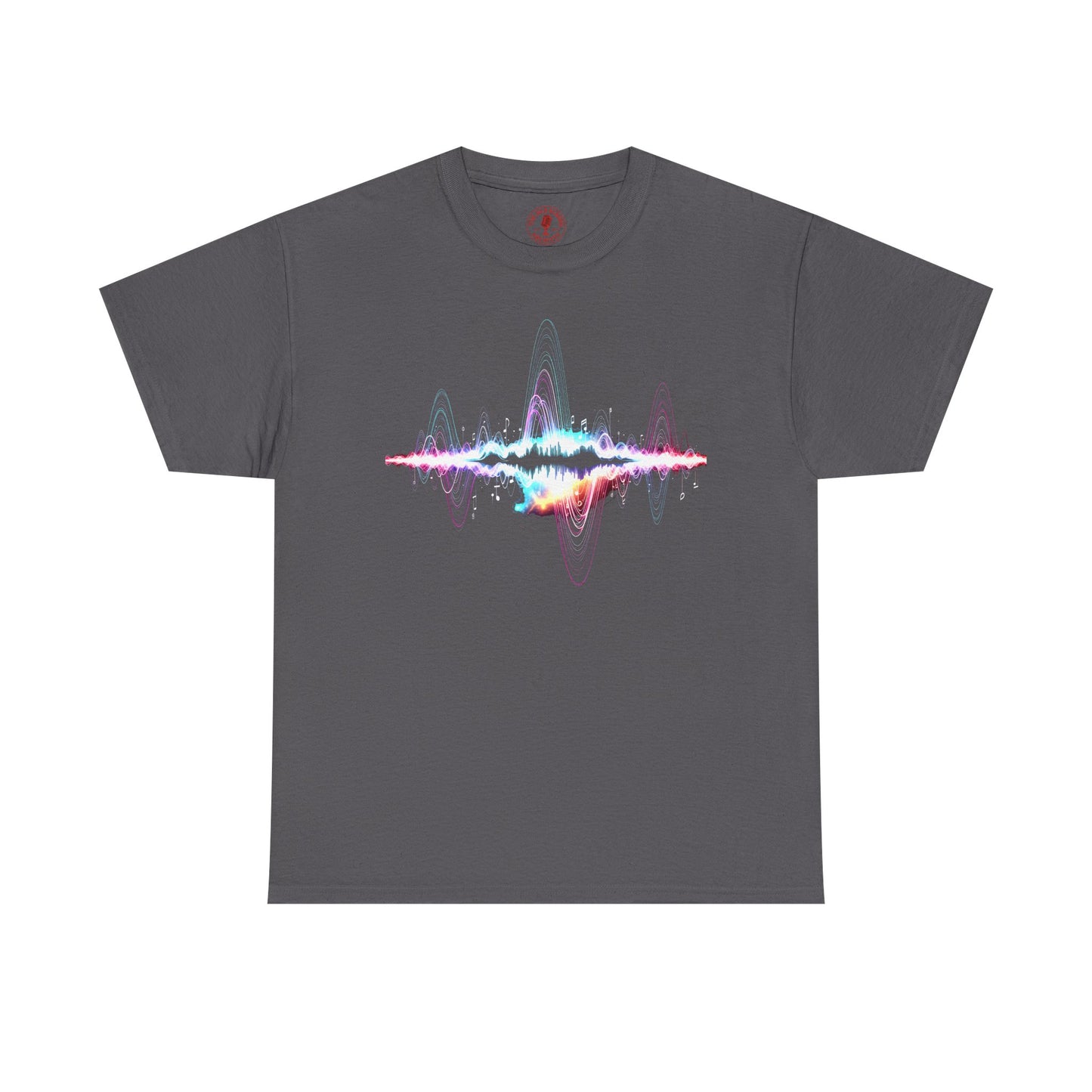 Music Visualized Tee, Unisex Heavy Cotton T-Shirt, Casual Statement Wear