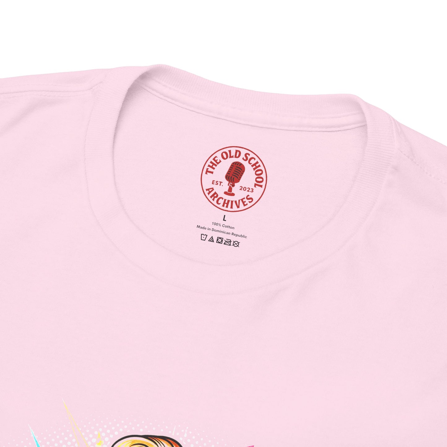 Pin-up Girl With Sax & Mic Tee, Unisex Heavy Cotton T-Shirt, Casual Statement Wear