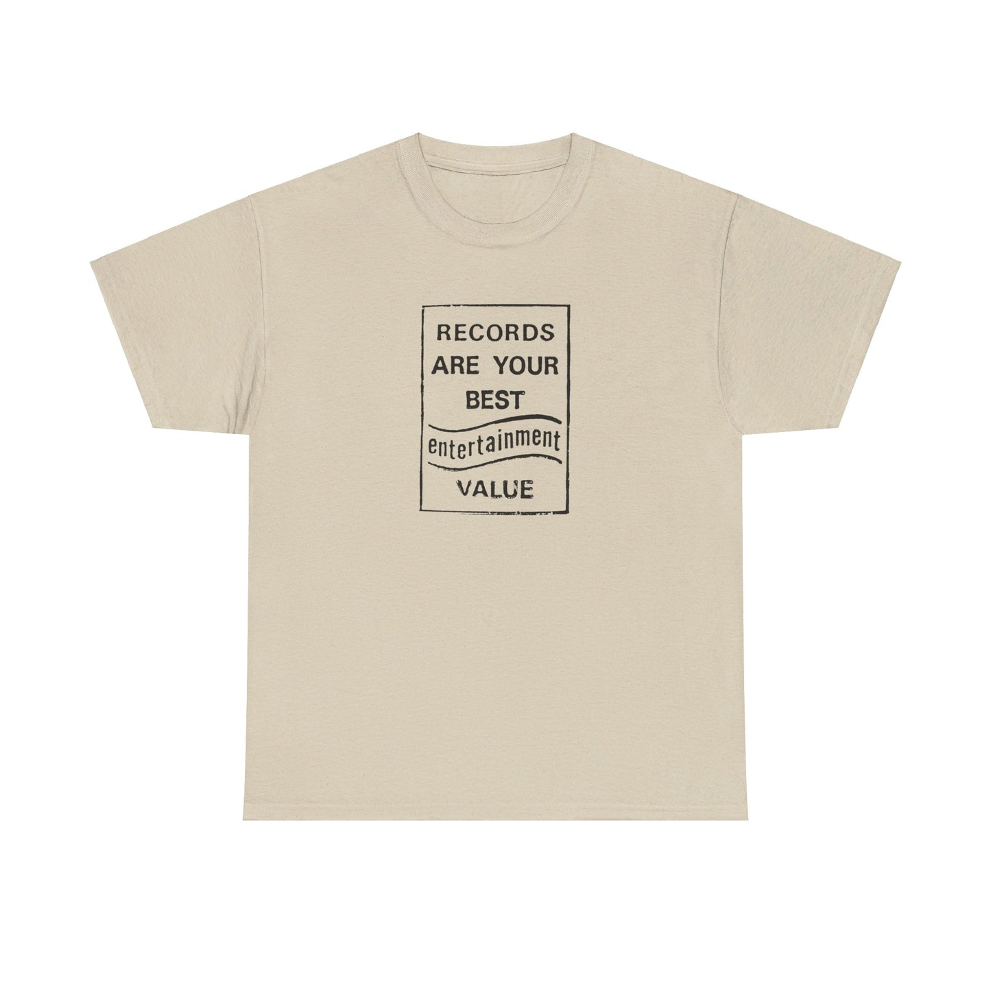 Retro Tee #205: Records Are Your Best Entertainment Value