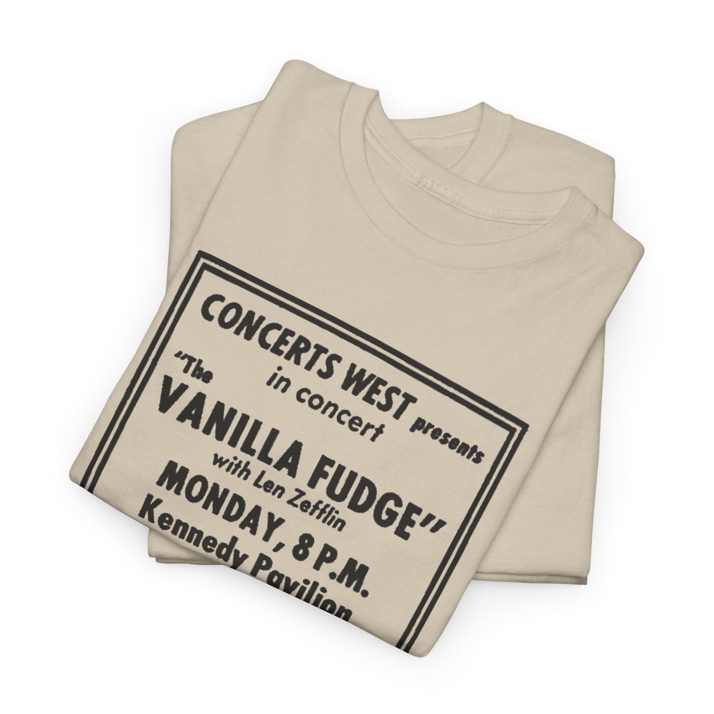 Concert Poster Tee #097: Vanilla Fudge Led Zeppelin