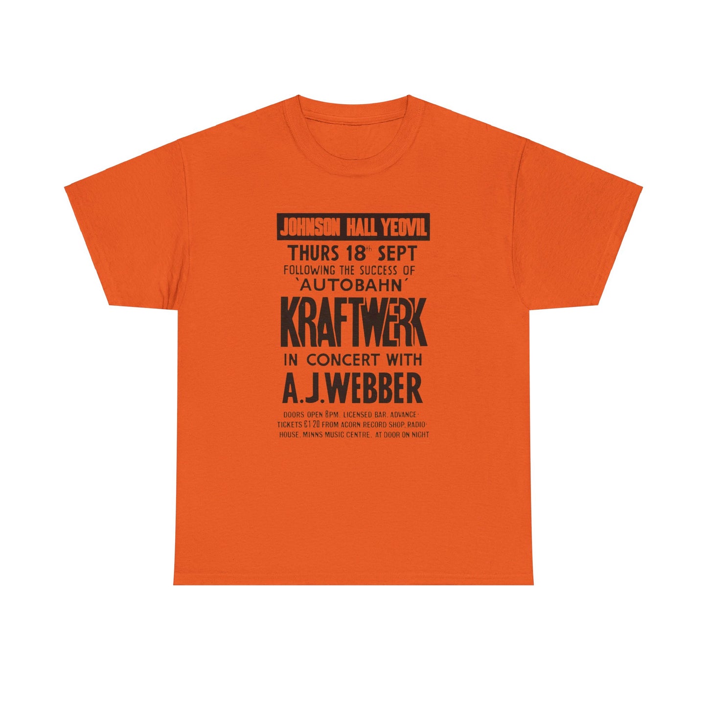 Concert Poster Tee #013: Kraftwerk