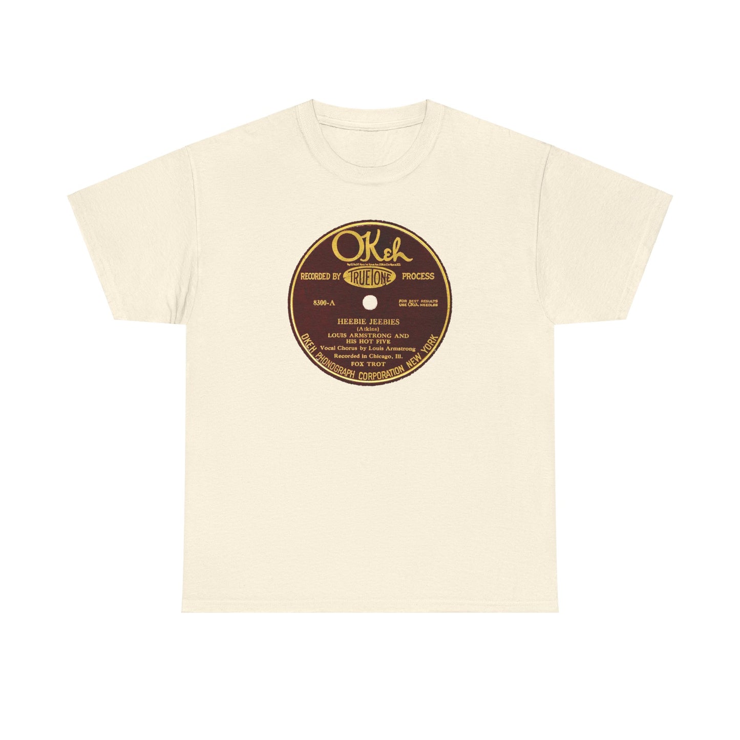 78rpm Tee #105: Louis Armstrong & His Hot Five - Heebie Jeebies