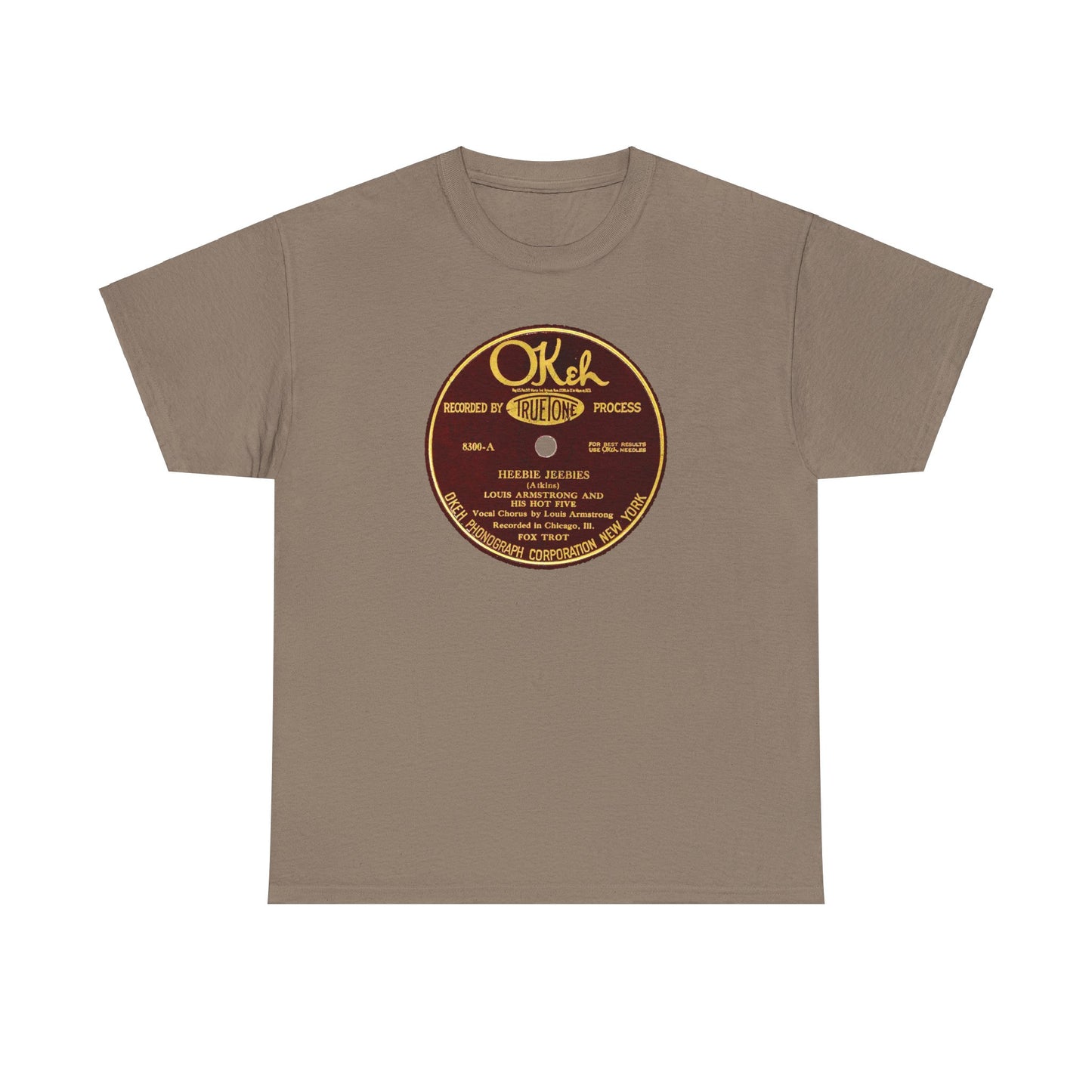 78rpm Tee #105: Louis Armstrong & His Hot Five - Heebie Jeebies