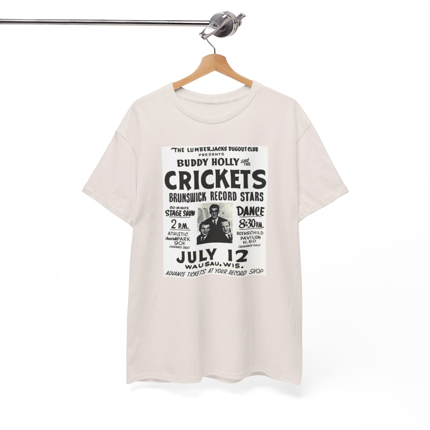 Concert Poster Tee #149: Buddy Holly & the Crickets