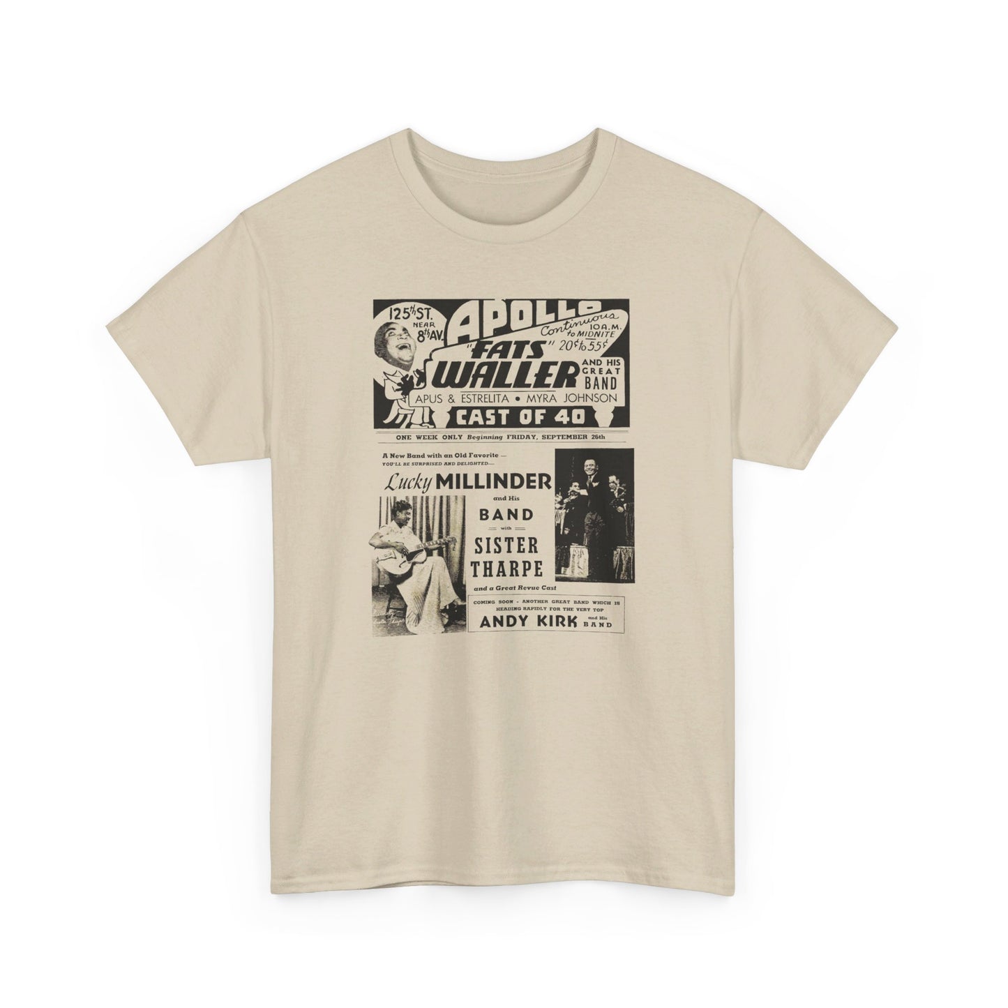 Concert Poster Tee #049: Fats Waller