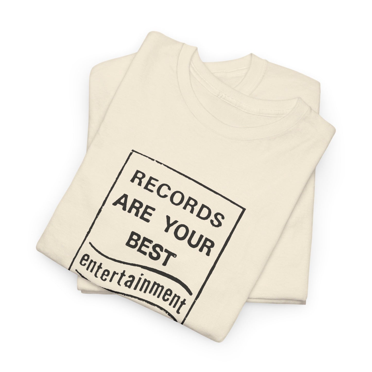 Retro Tee #205: Records Are Your Best Entertainment Value