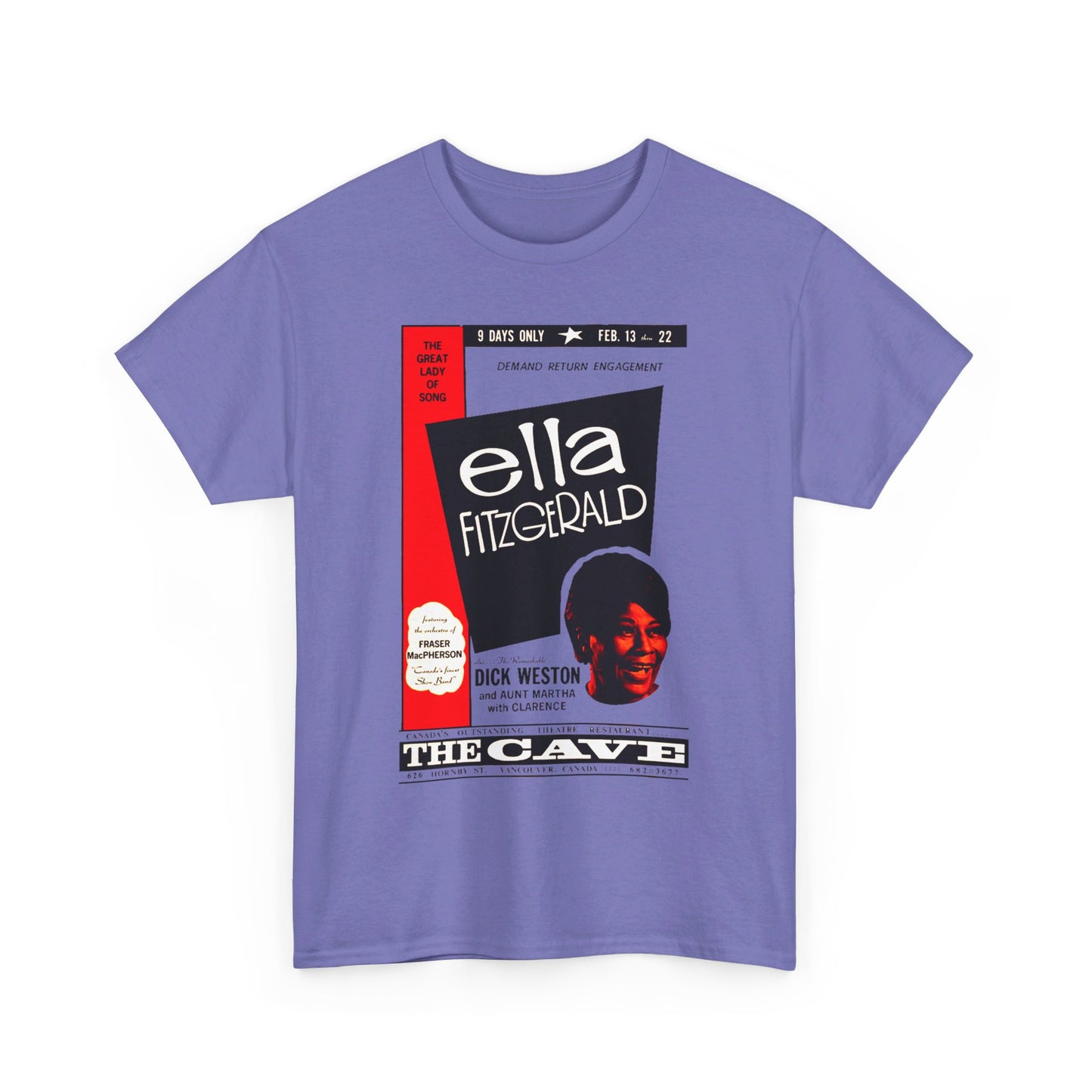 Concert Poster Tee #116: Ella Fitzgerald