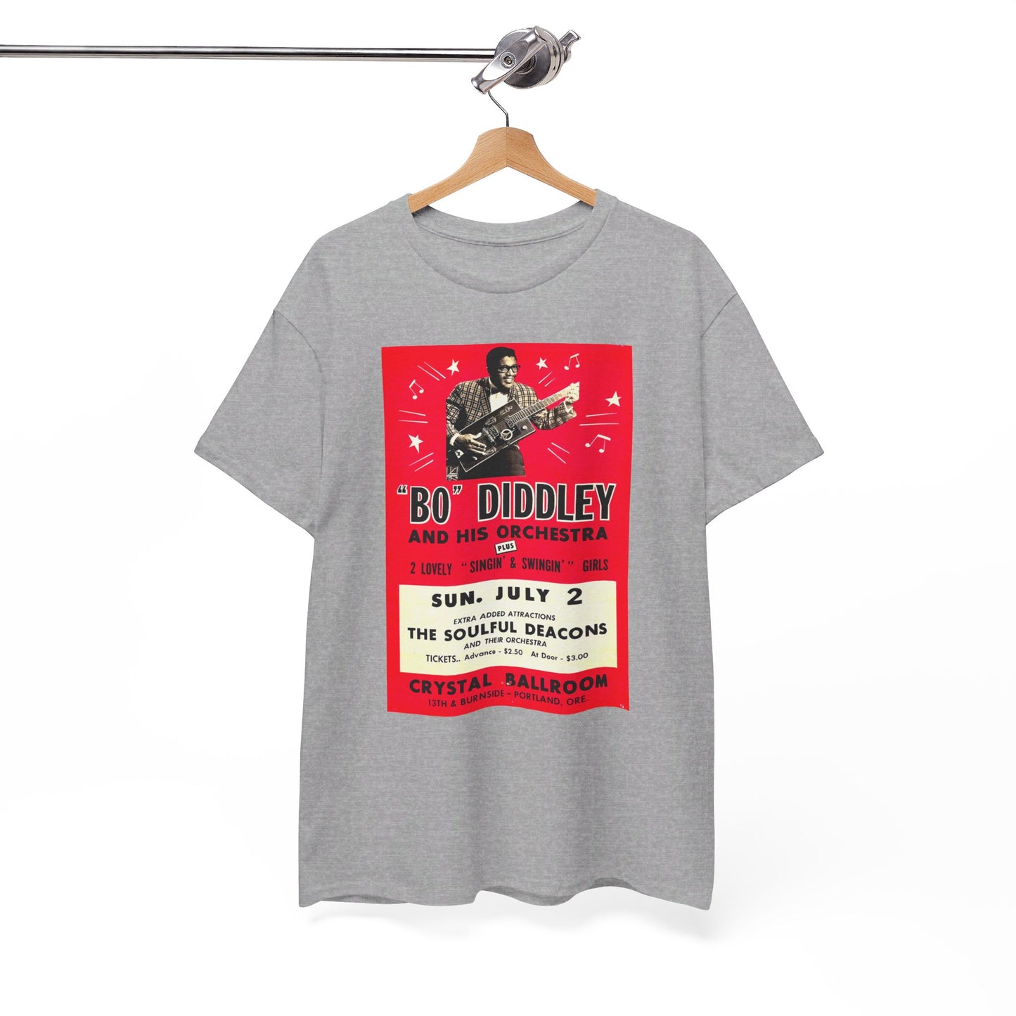 Concert Poster Tee #135: Bo Diddley