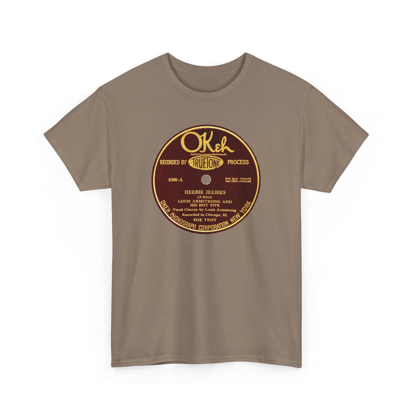 78rpm Tee #105: Louis Armstrong & His Hot Five - Heebie Jeebies