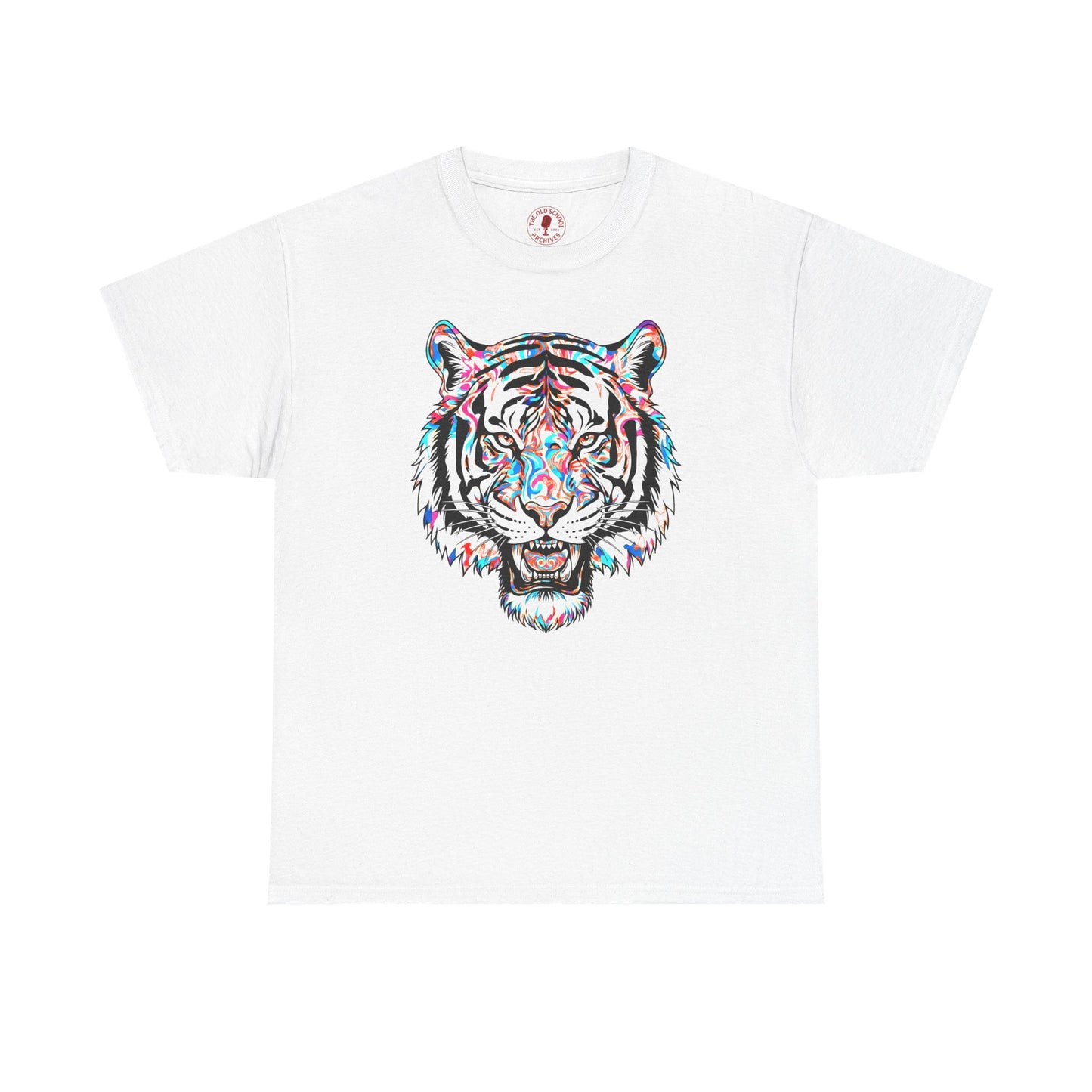Cosmic Tiger Unisex Heavy Cotton Tee Statement Shirt