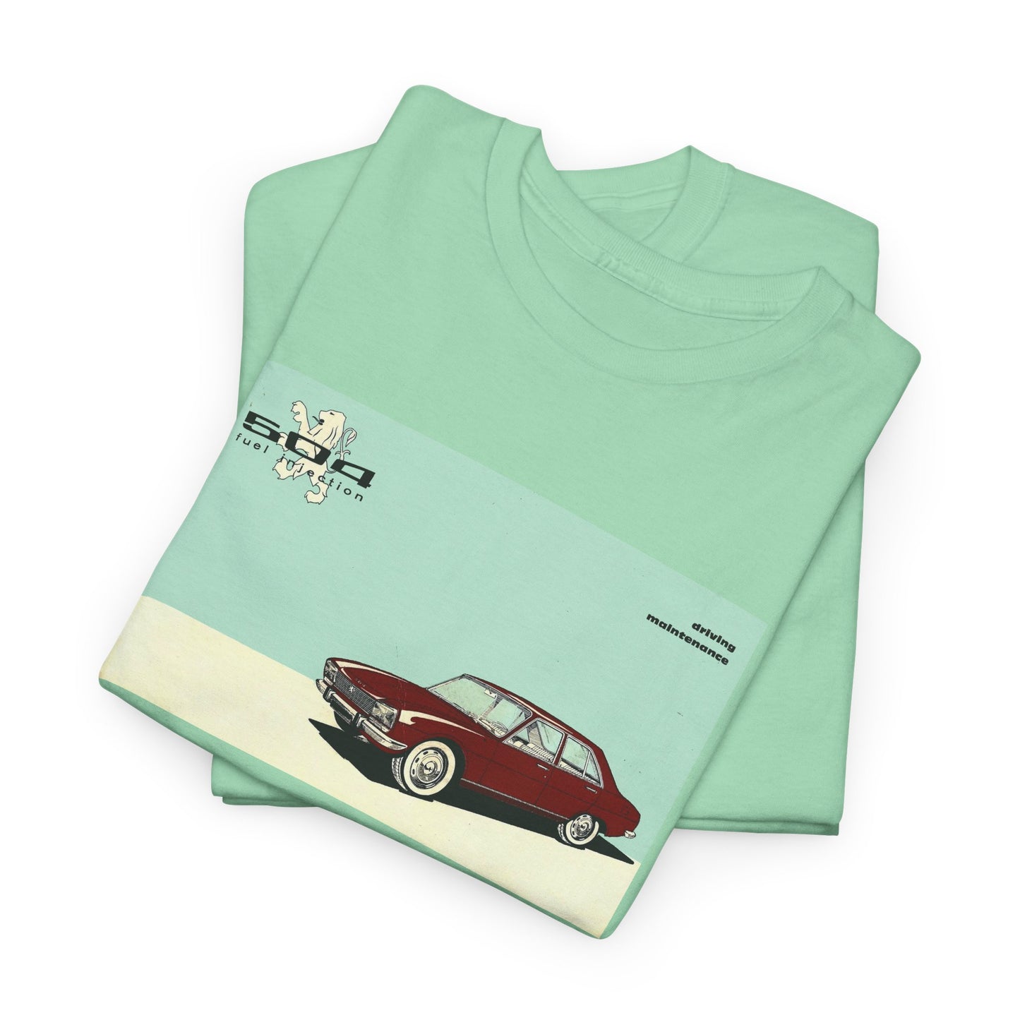 Retro Car Culture Tee #055: Peugeot 504