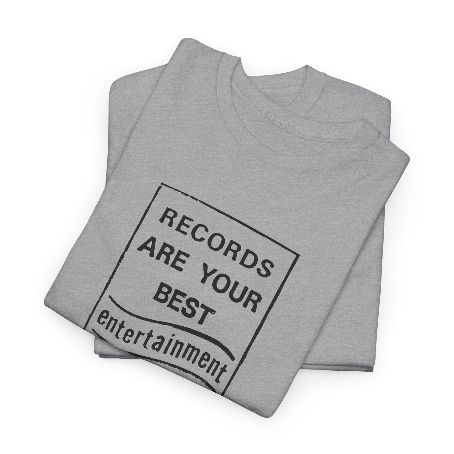 Retro Tee #205: Records Are Your Best Entertainment Value