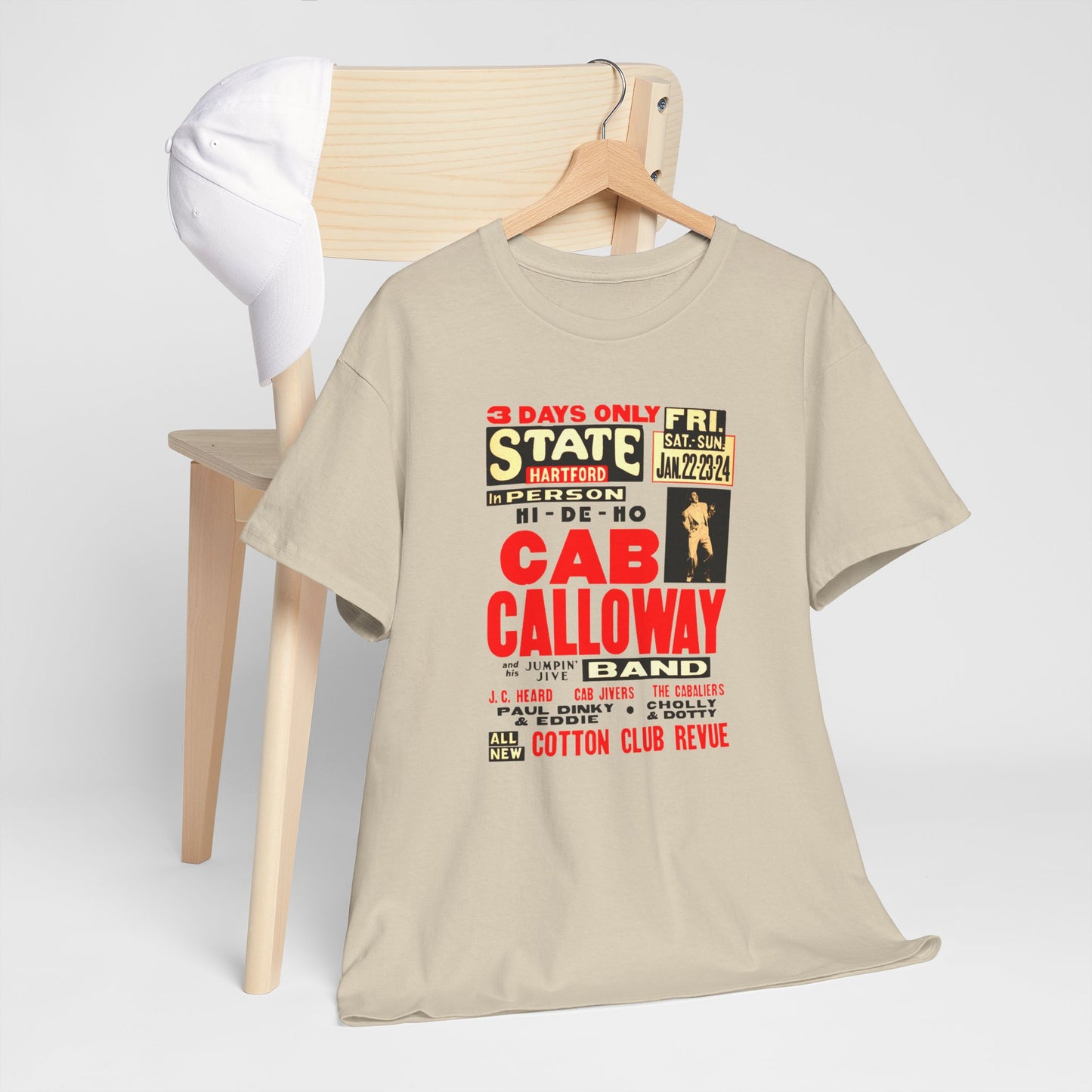 Concert Poster Tee #187: Cab Calloway