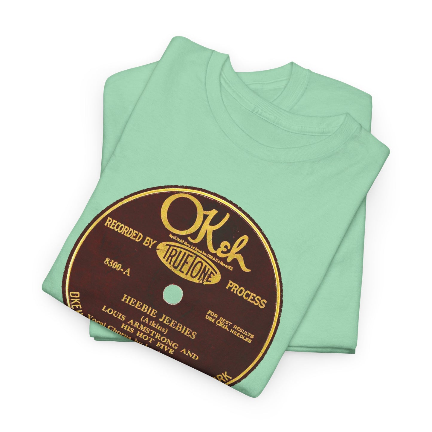 78rpm Tee #105: Louis Armstrong & His Hot Five - Heebie Jeebies