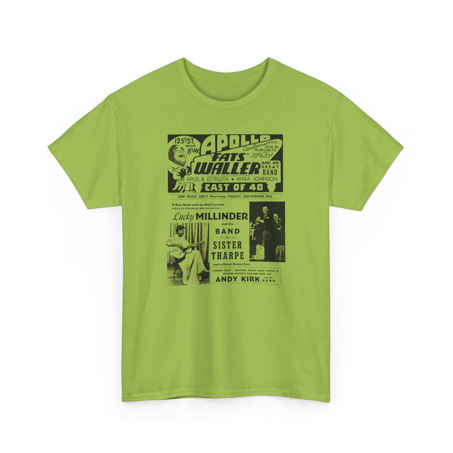 Concert Poster Tee #049: Fats Waller