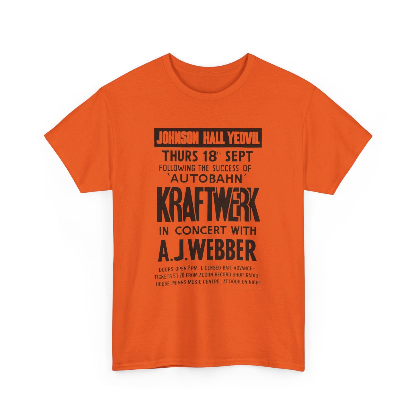 Concert Poster Tee #013: Kraftwerk