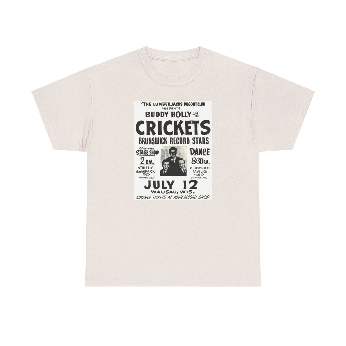 Concert Poster Tee #149: Buddy Holly & the Crickets