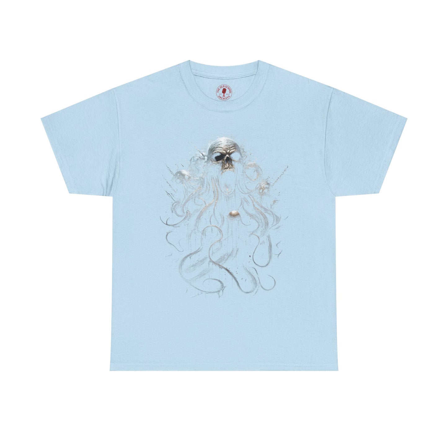 Wicked Skull Octopus Unisex Heavy Cotton Tee | Vintage T-Shirt, Graphic Tee, Casual Wear
