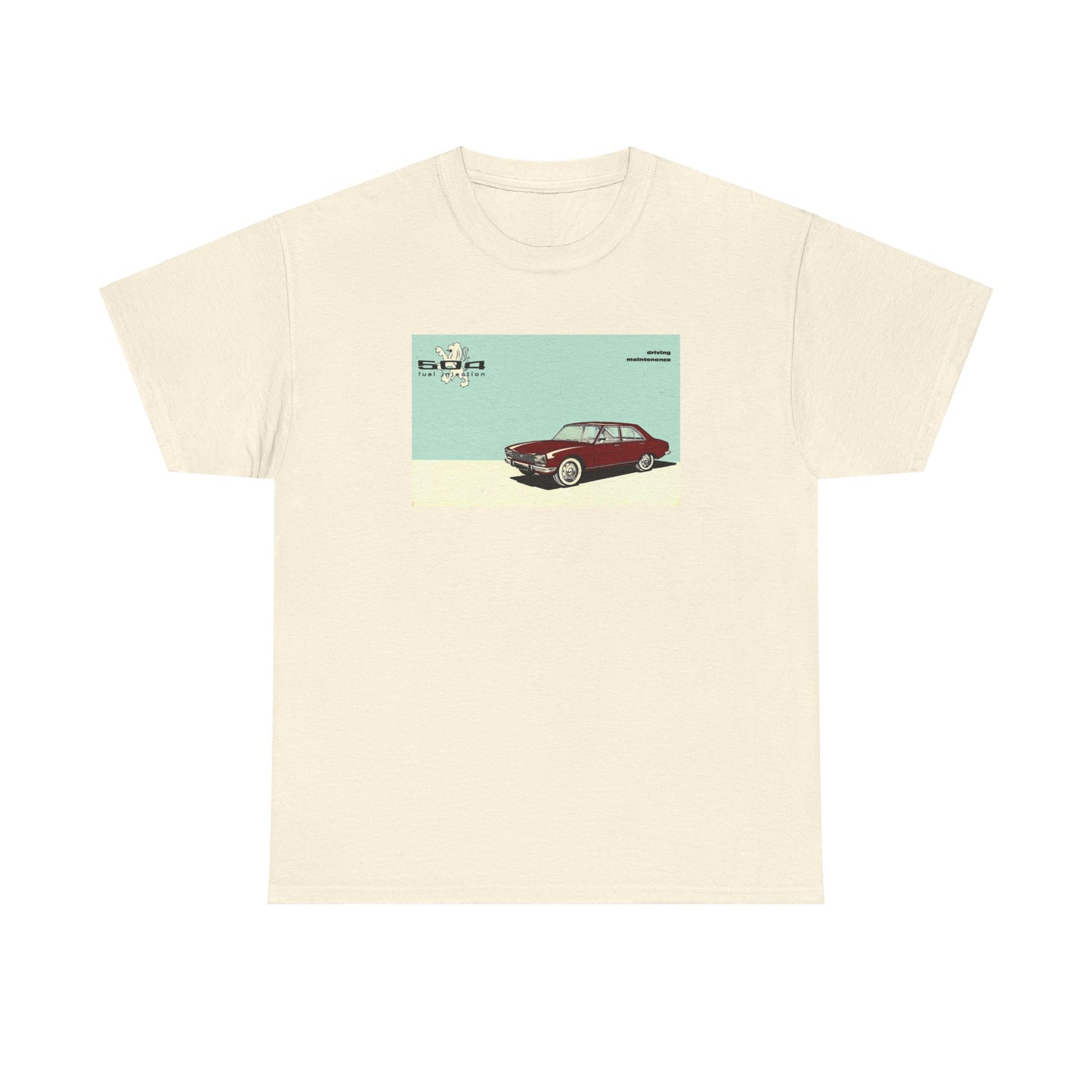 Retro Car Culture Tee #055: Peugeot 504