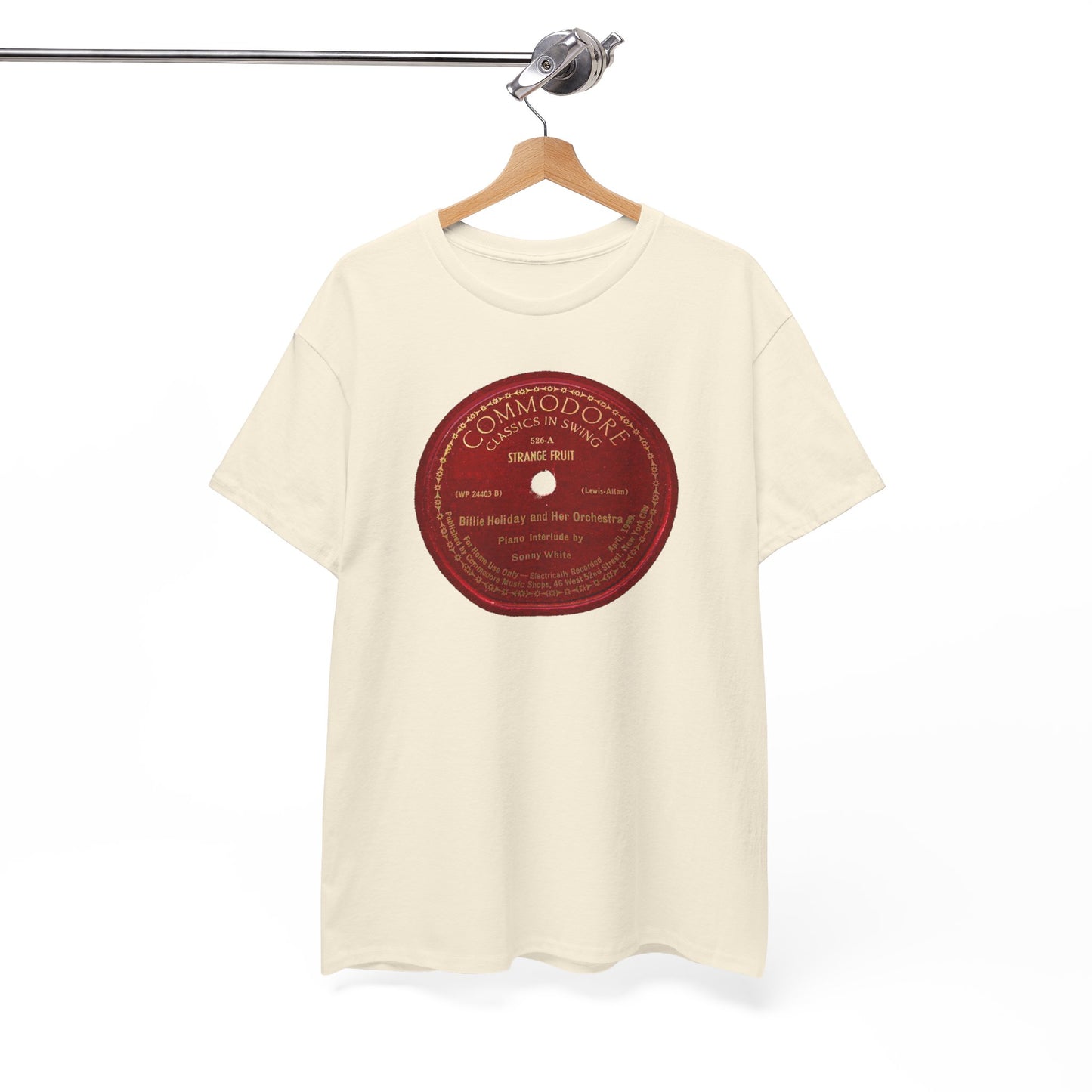 78rpm Tee #103: Billie Holiday - Strange Fruit