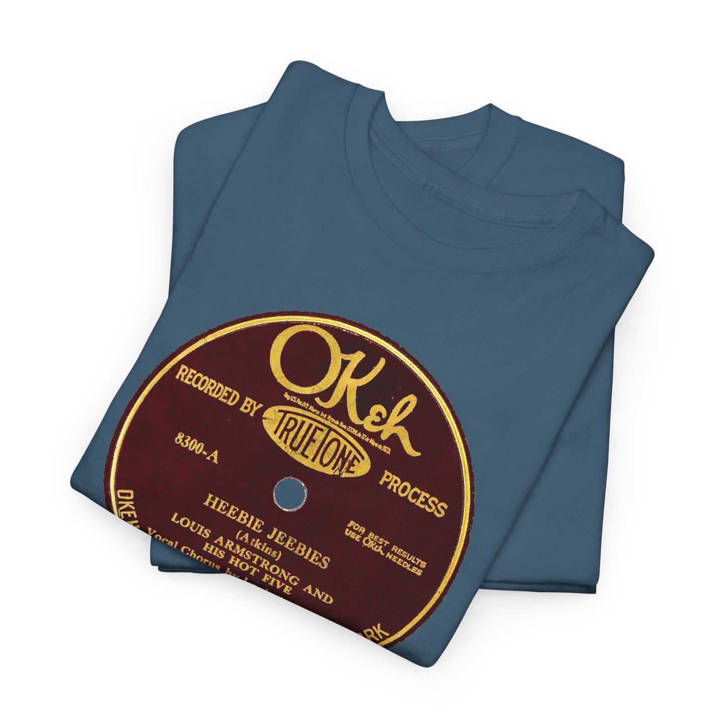 78rpm Tee #105: Louis Armstrong & His Hot Five - Heebie Jeebies