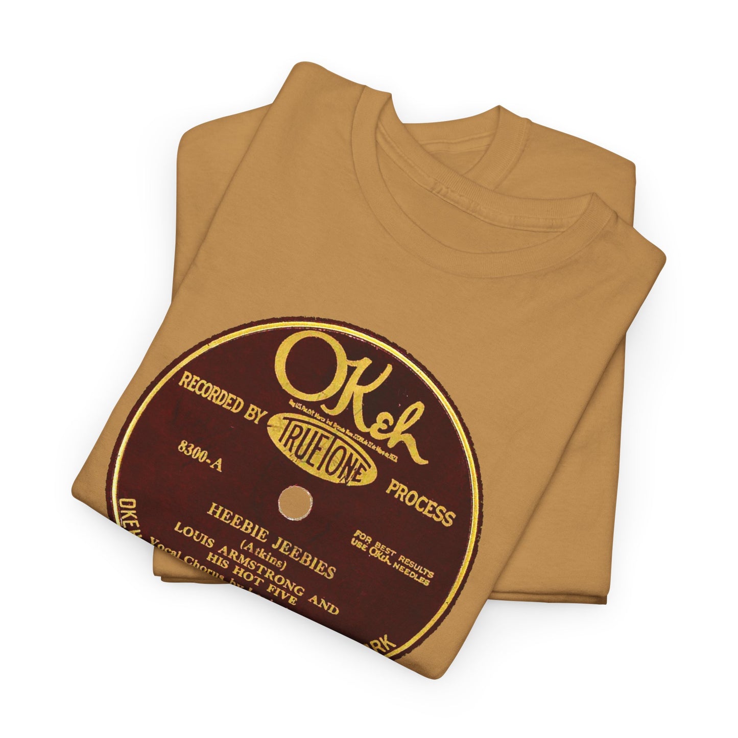 78rpm Tee #105: Louis Armstrong & His Hot Five - Heebie Jeebies