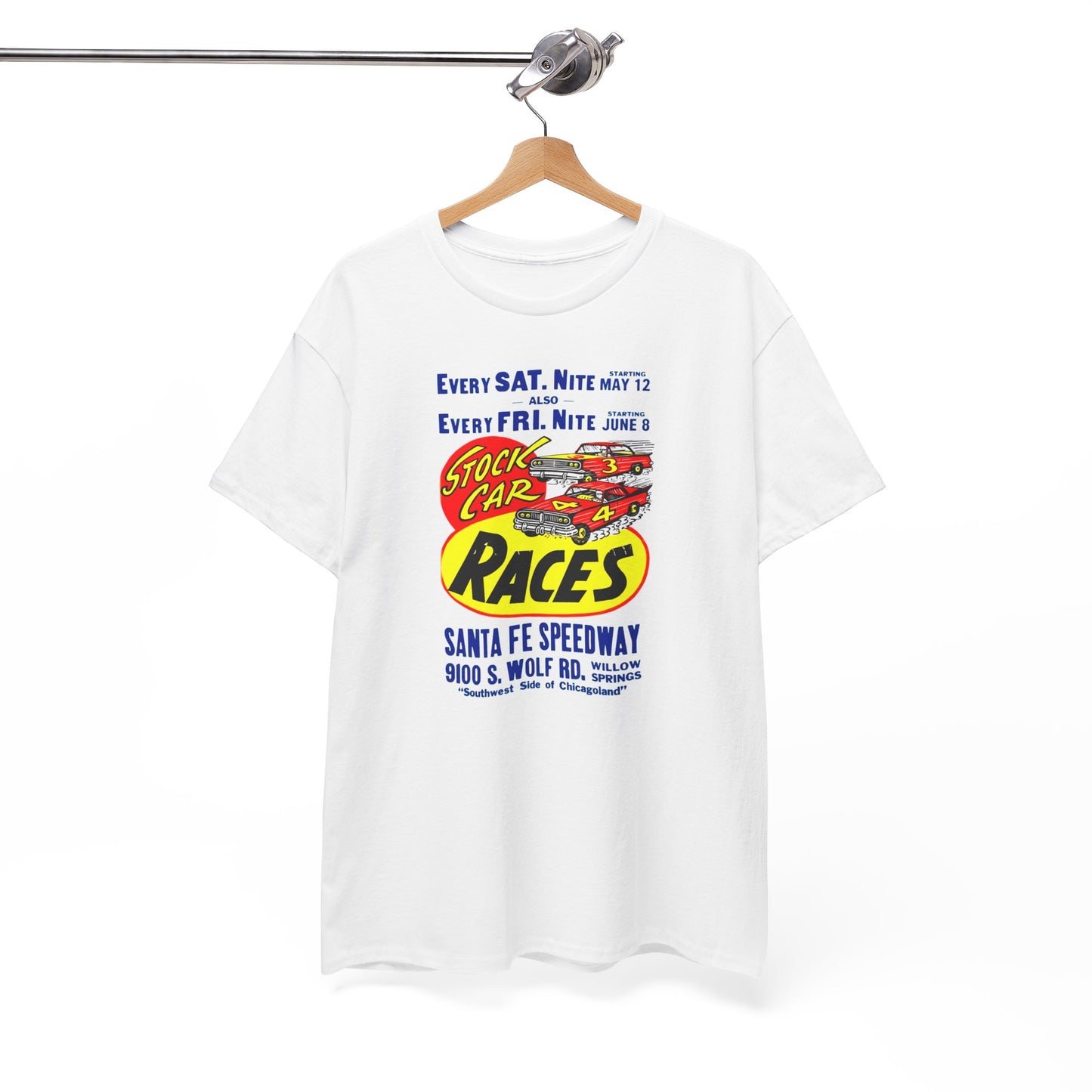 Retro Car Culture Tee #005: Santa Fe Speedway