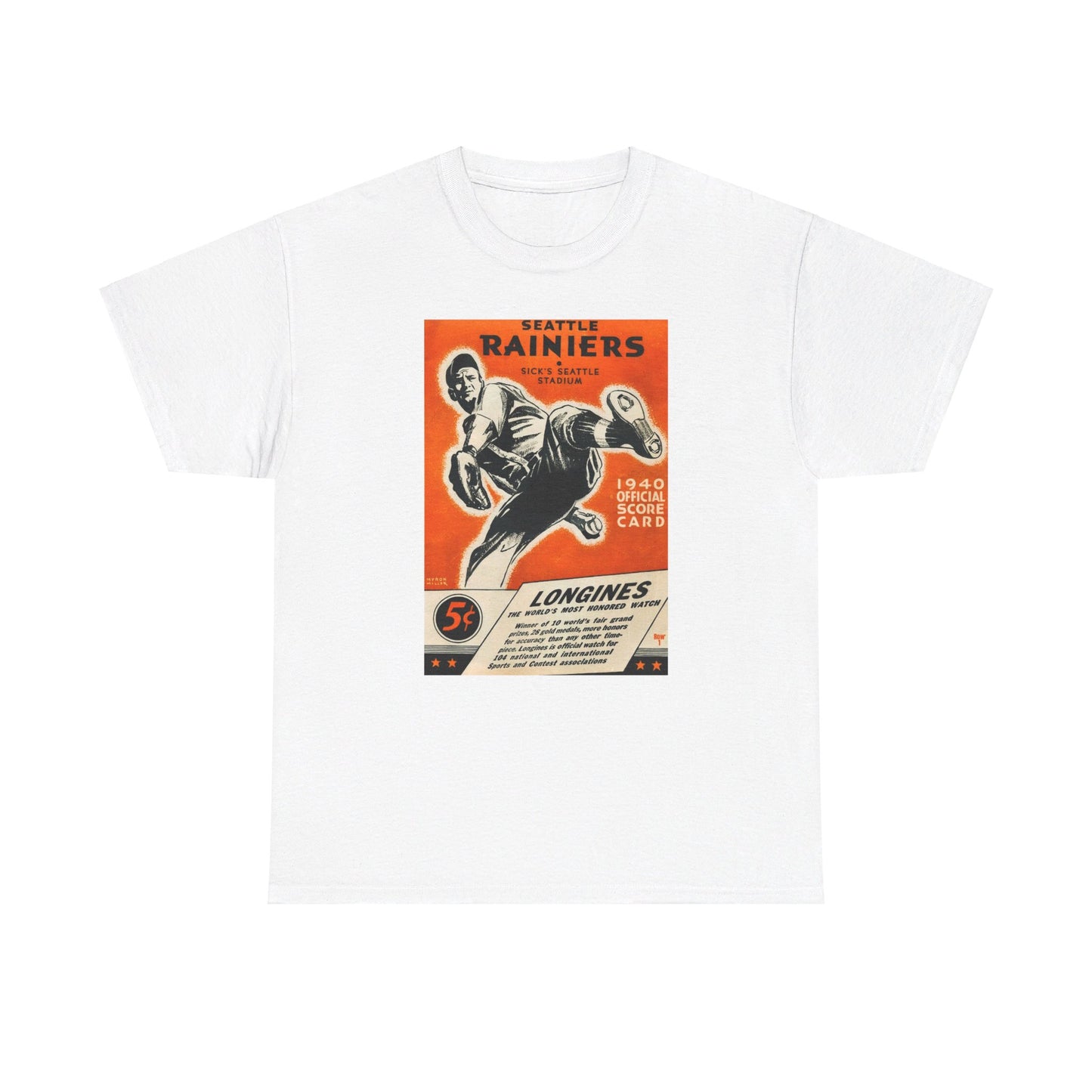 Baseball Tee #002: 1940 Seattle Rainiers Score Card