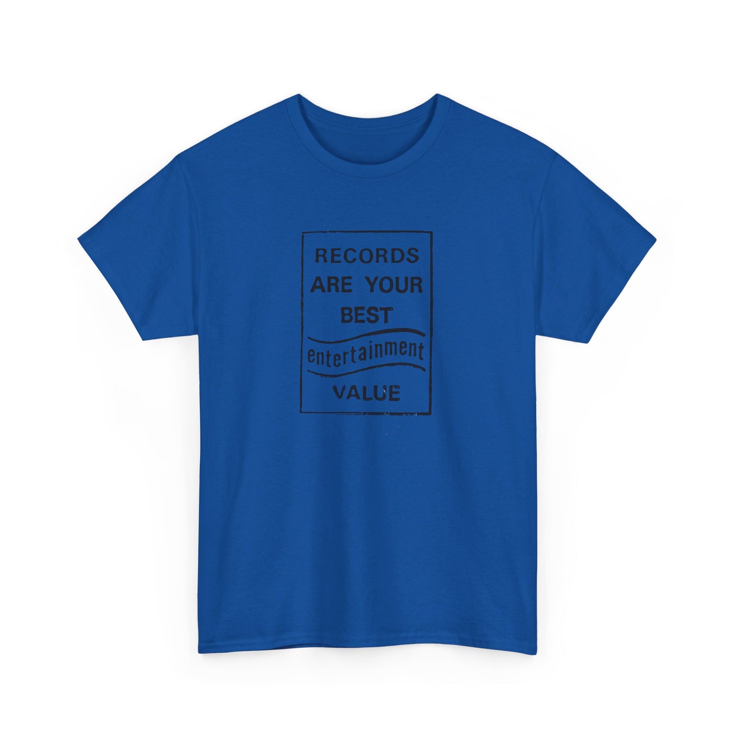 Retro Tee #205: Records Are Your Best Entertainment Value