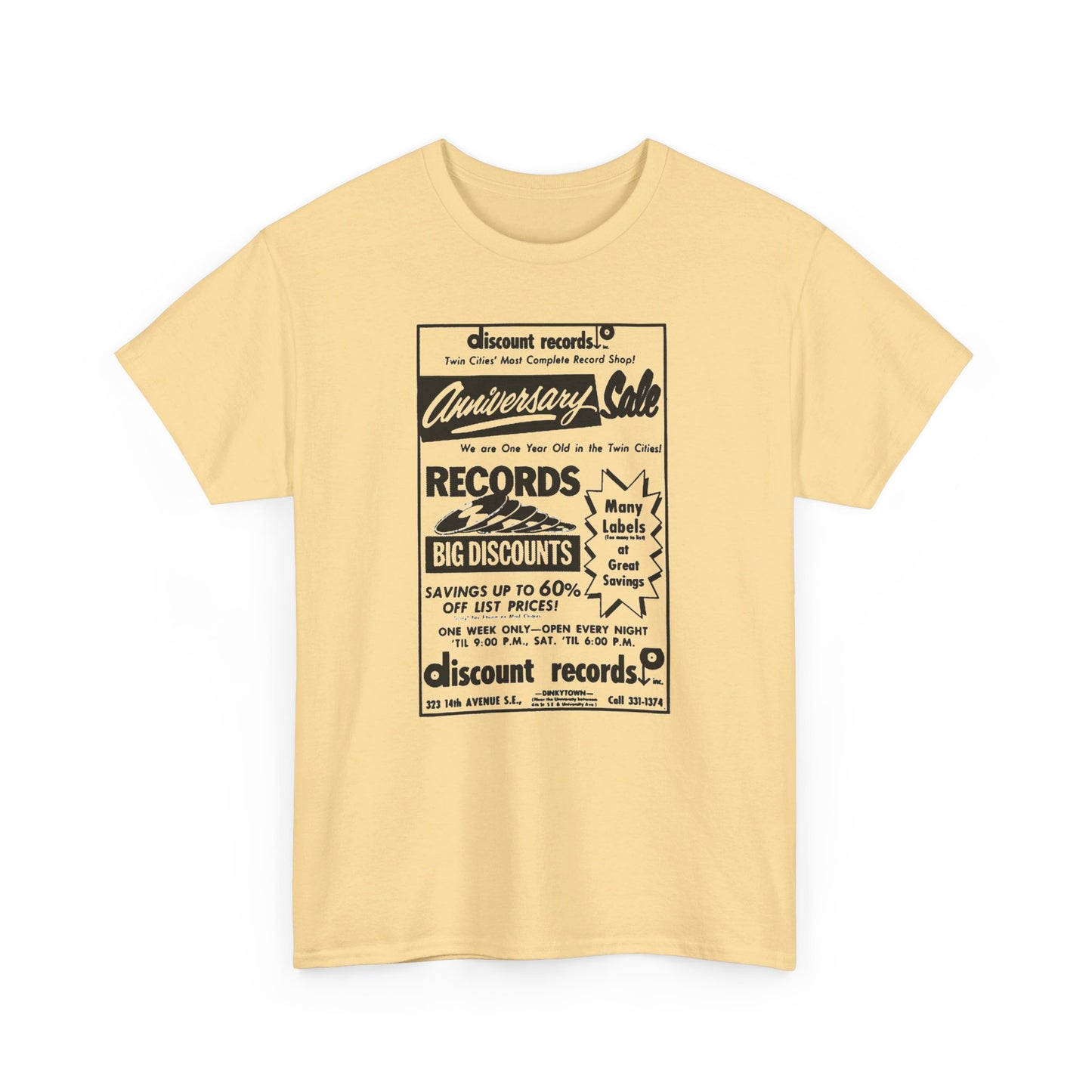 Record Store Tee #137: Discount Records Dinkytown