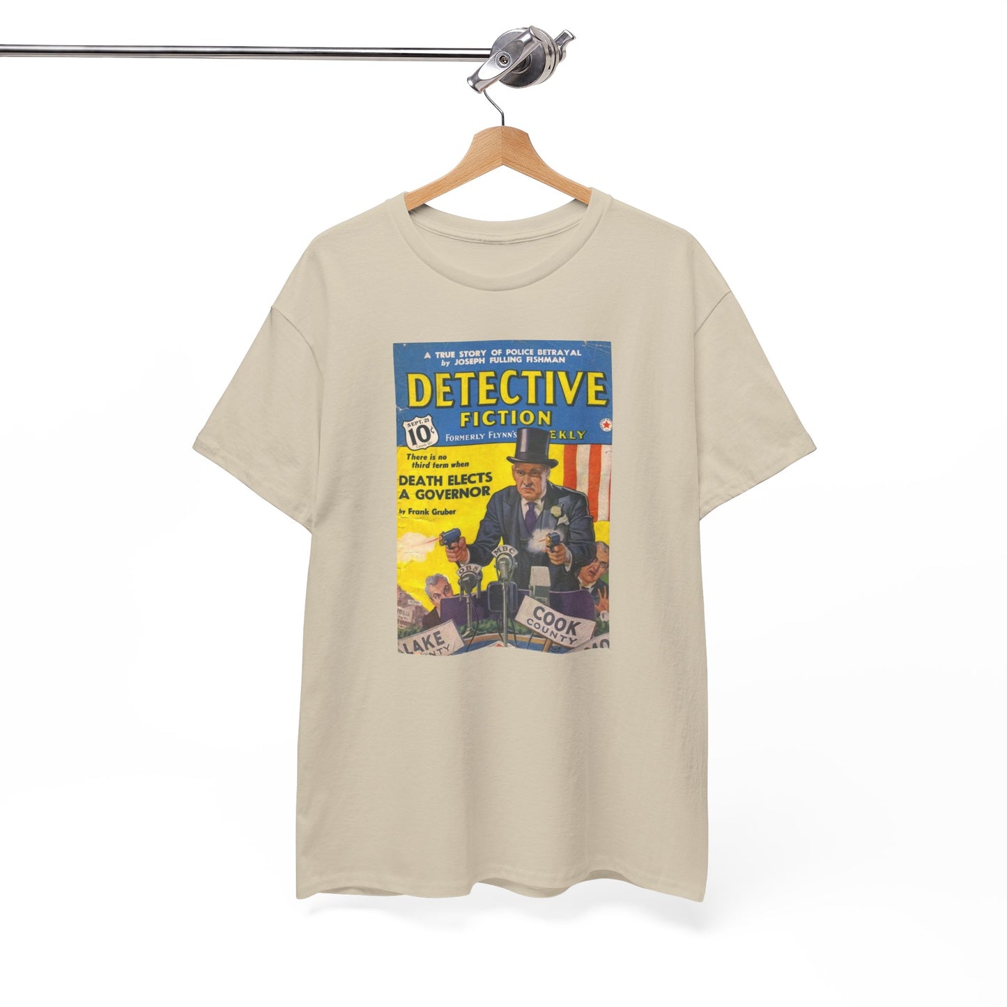 Pulp Cover Tee #449: Detective Fiction