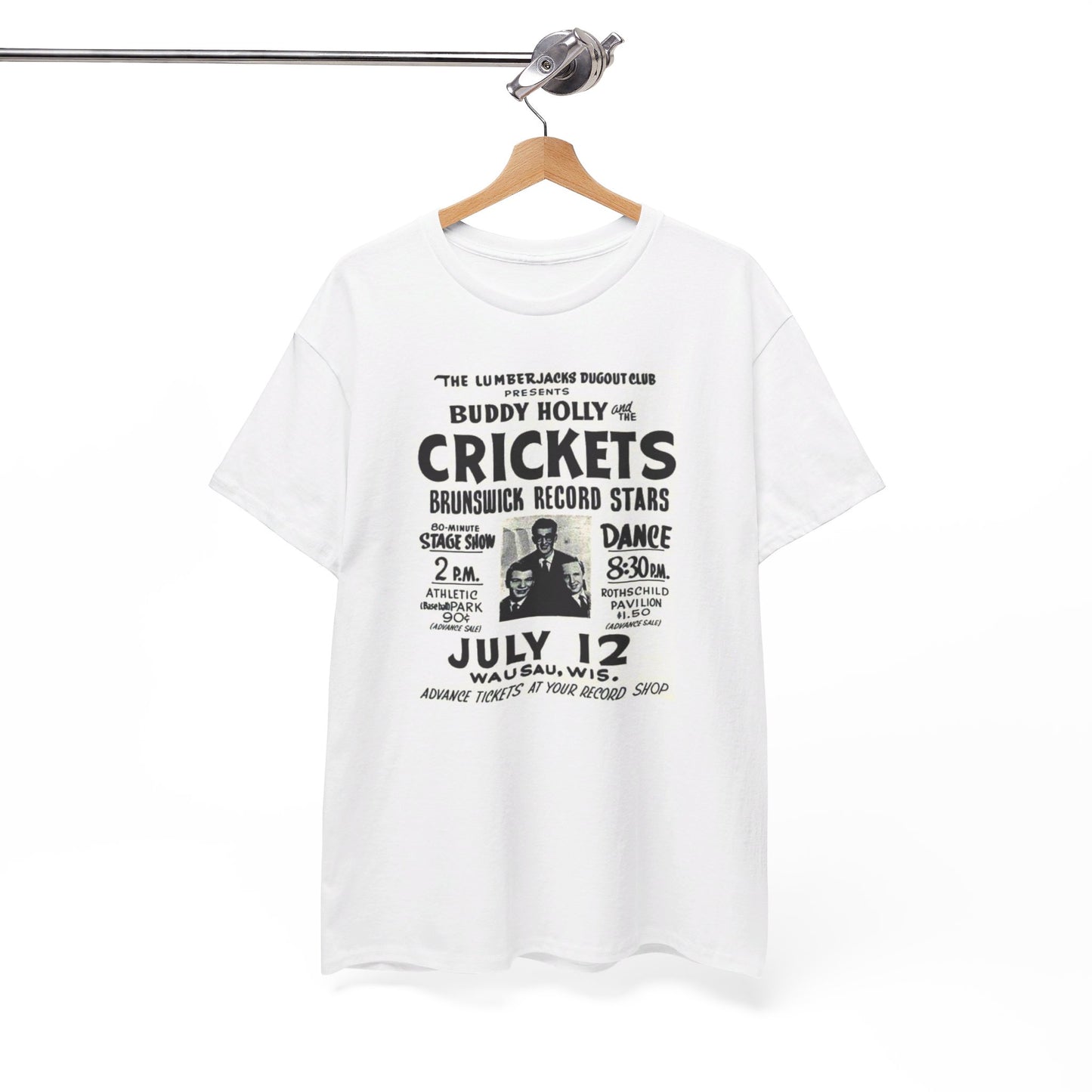 Concert Poster Tee #149: Buddy Holly & the Crickets