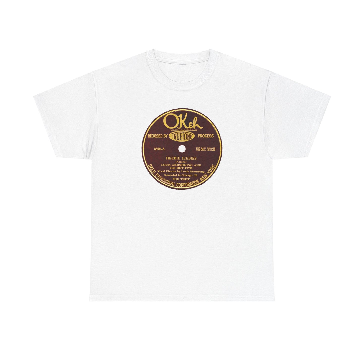 78rpm Tee #105: Louis Armstrong & His Hot Five - Heebie Jeebies