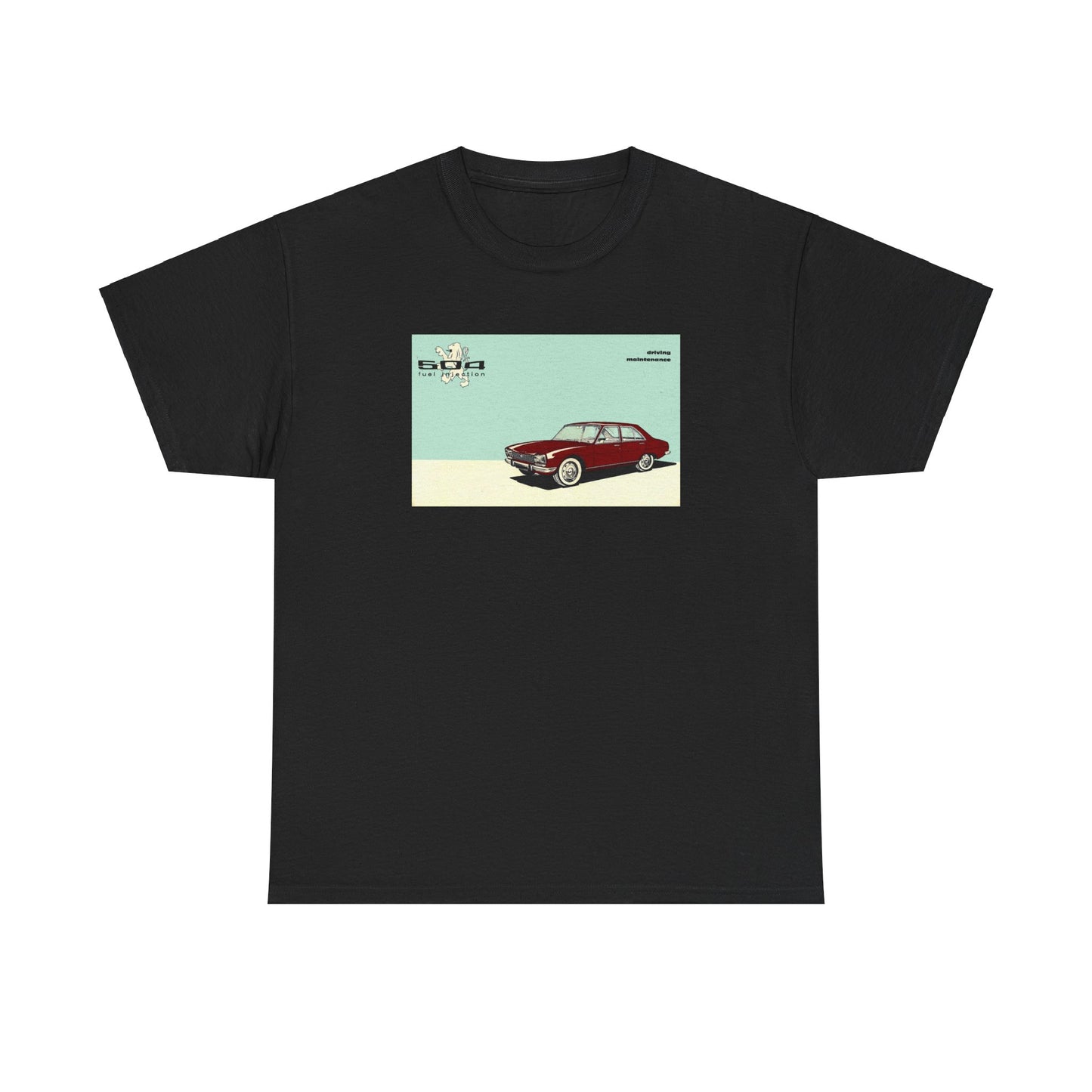 Retro Car Culture Tee #055: Peugeot 504